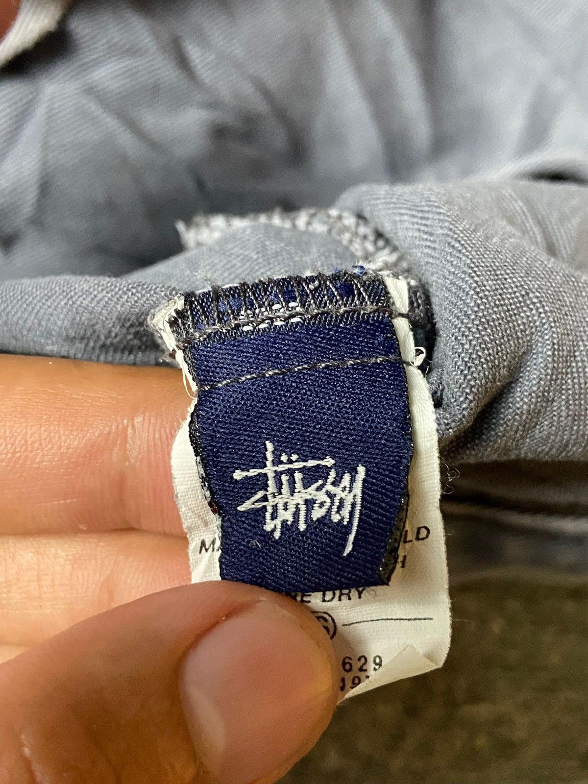 Stussy Vintage Stussy Zipped Workwear Jacket (123) Size US S / EU 44-46 / 1 - 8 Thumbnail