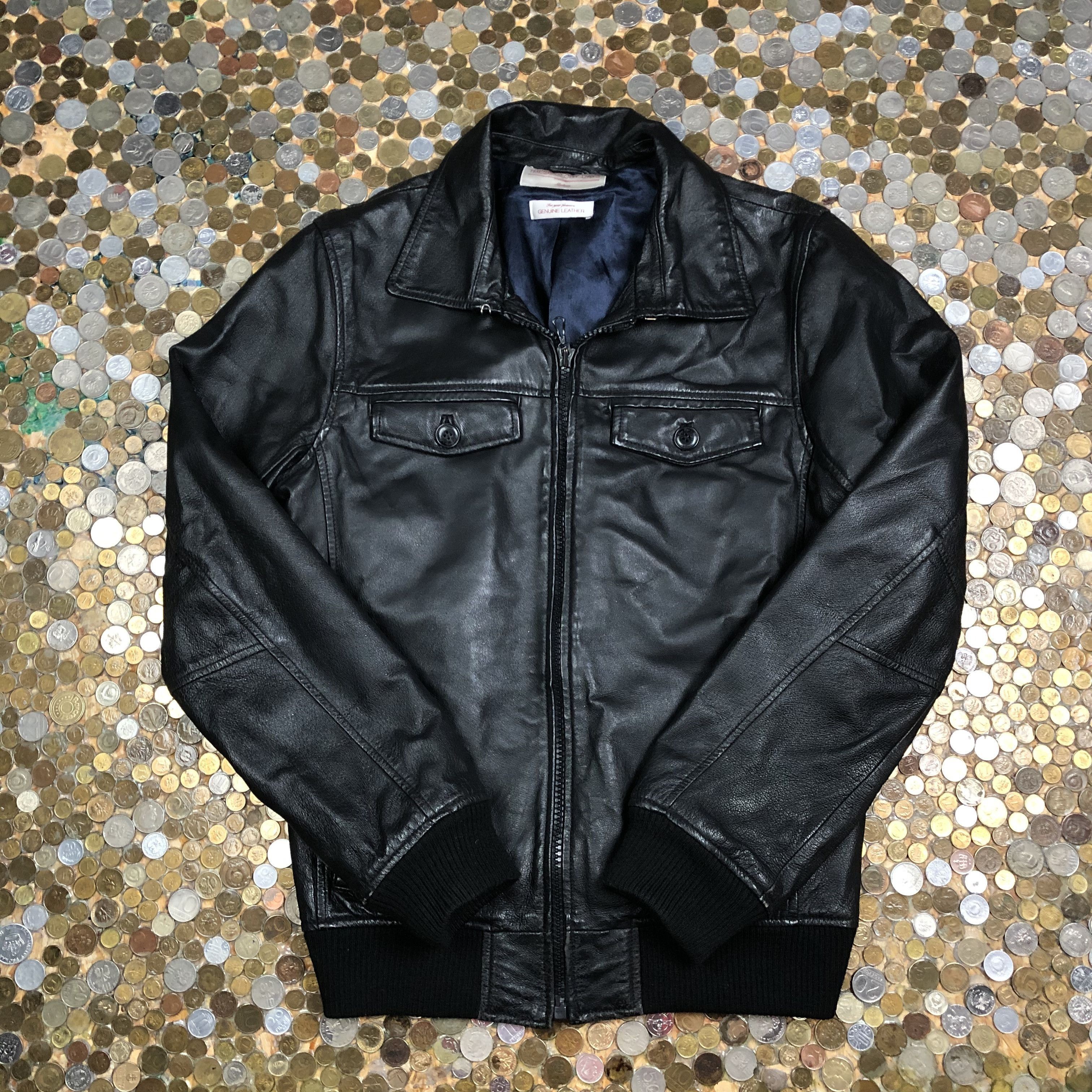 Vintage The Glory Days Vintage bomber Leather Jacket 90's Size US M / EU 48-50 / 2 - 5 Thumbnail
