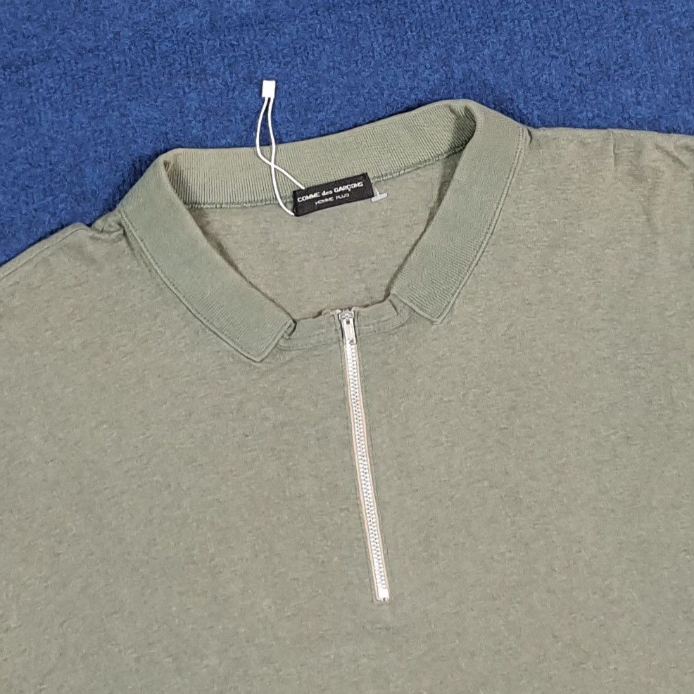 Comme des Garcons Homme Plus Vintage Comme des Garçons Homme Plus Zip Polo Tee C294N61 Size US L / EU 52-54 / 3 - 2 Thumbnail