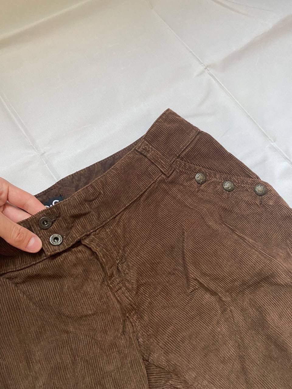 Dolce & Gabbana × Jean × Vintage Vintage Dolce & Gabbana Velvet Jeans Y2K Size 28" / US 6 / IT 42 - 11 Thumbnail