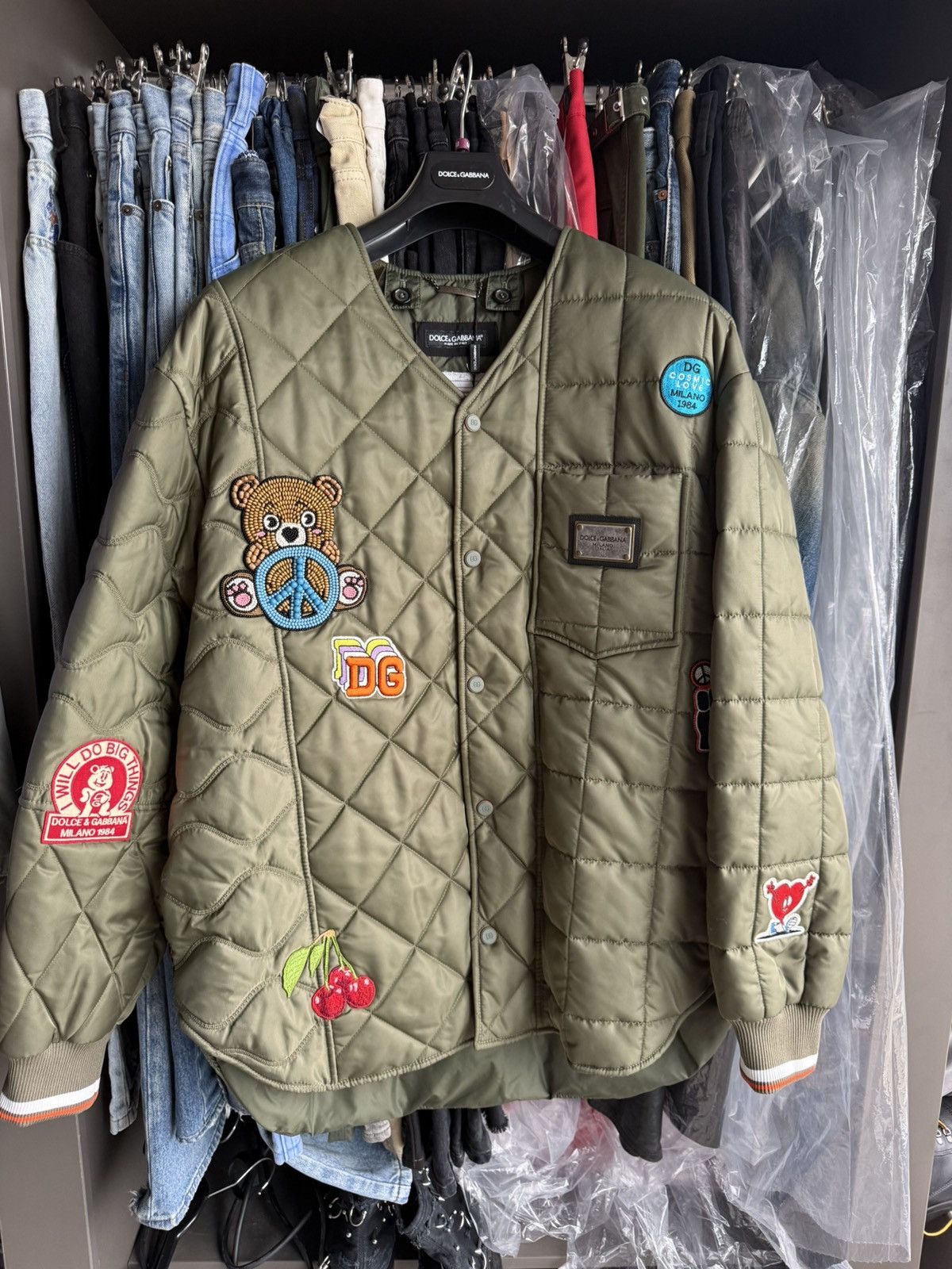 Dolce & Gabbana $2.3k Dolce & Gabbana D&G padded logo embroidered jacket M Size US M / EU 48-50 / 2 - 3 Thumbnail