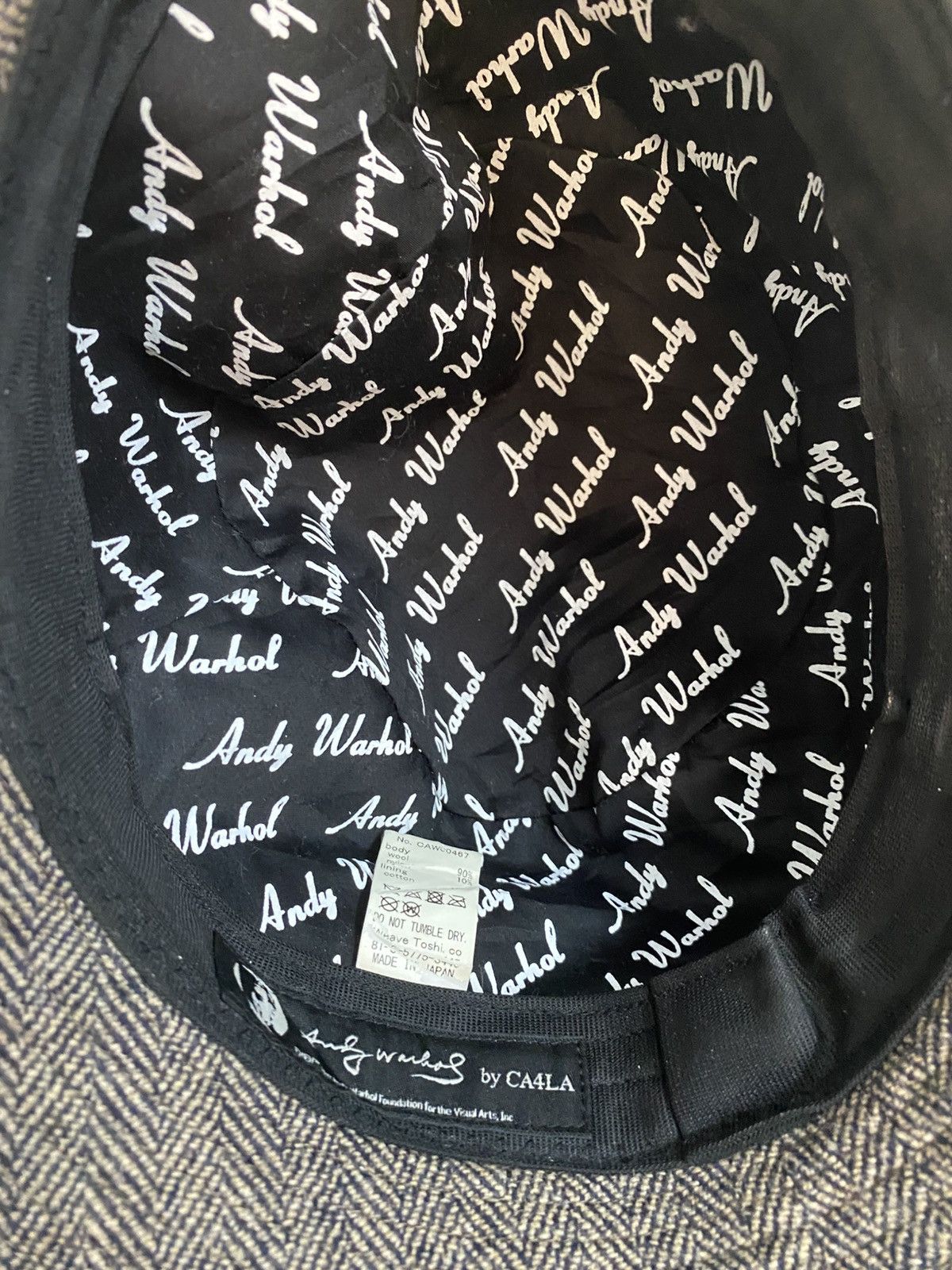 CA4LA VTG CA4LA ANDY WARHOL WOOL HAT Size ONE SIZE - 4 Thumbnail
