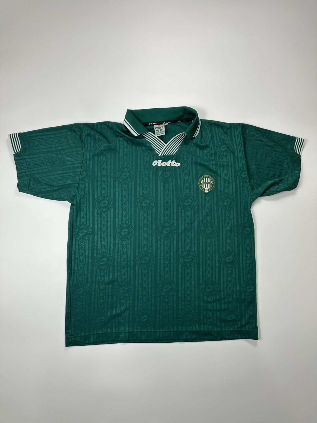 Lotto Sport Ferencvaros Lotto Soccer 90's Jersey Logo Vintage Size US L / EU 52-54 / 3 - 1 Thumbnail