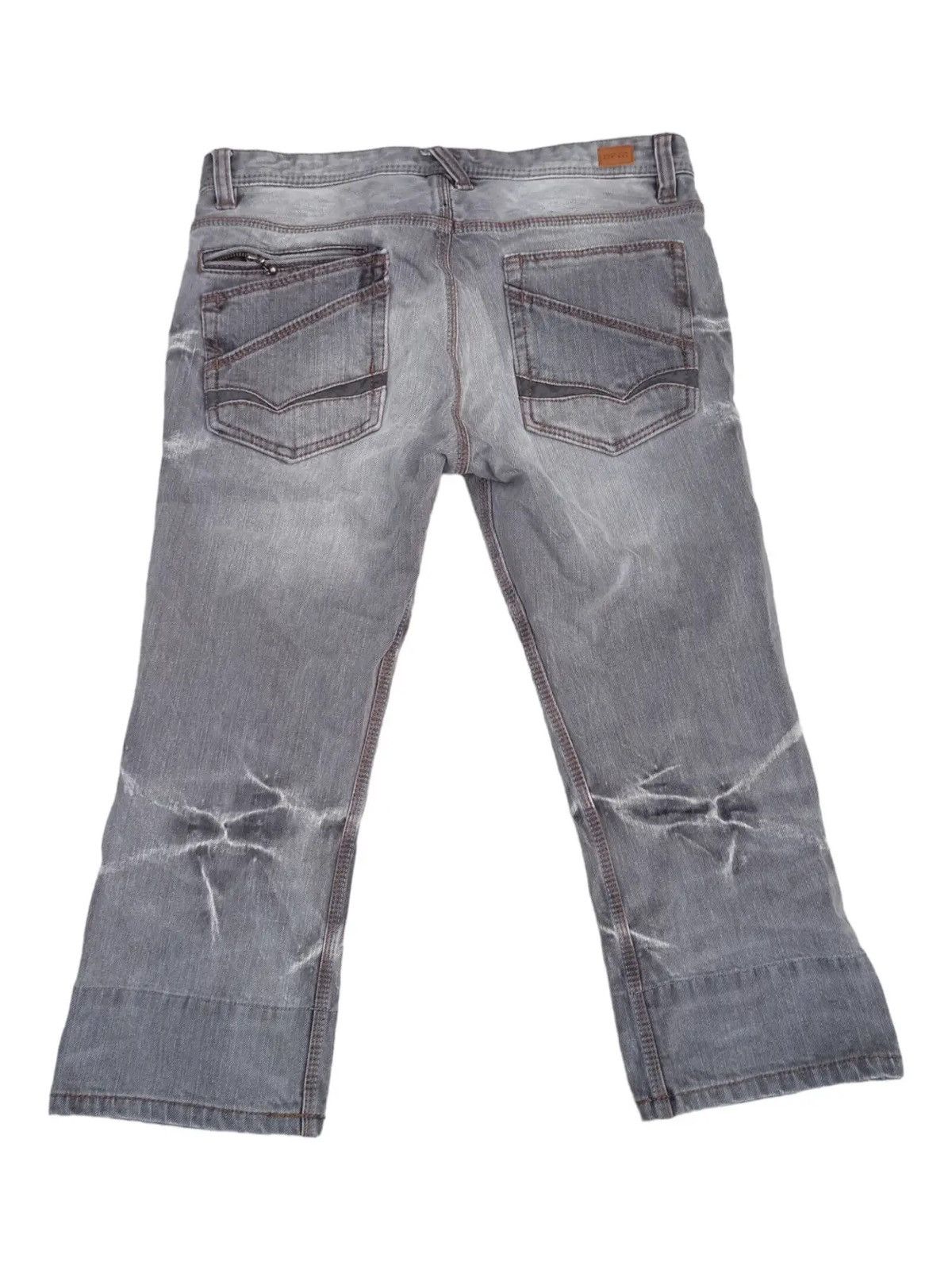 Nicole Club Nicole Club For Men Camo Cuff Zip Pocket Denim Shorts Size US 32 / EU 48 - 2 Thumbnail
