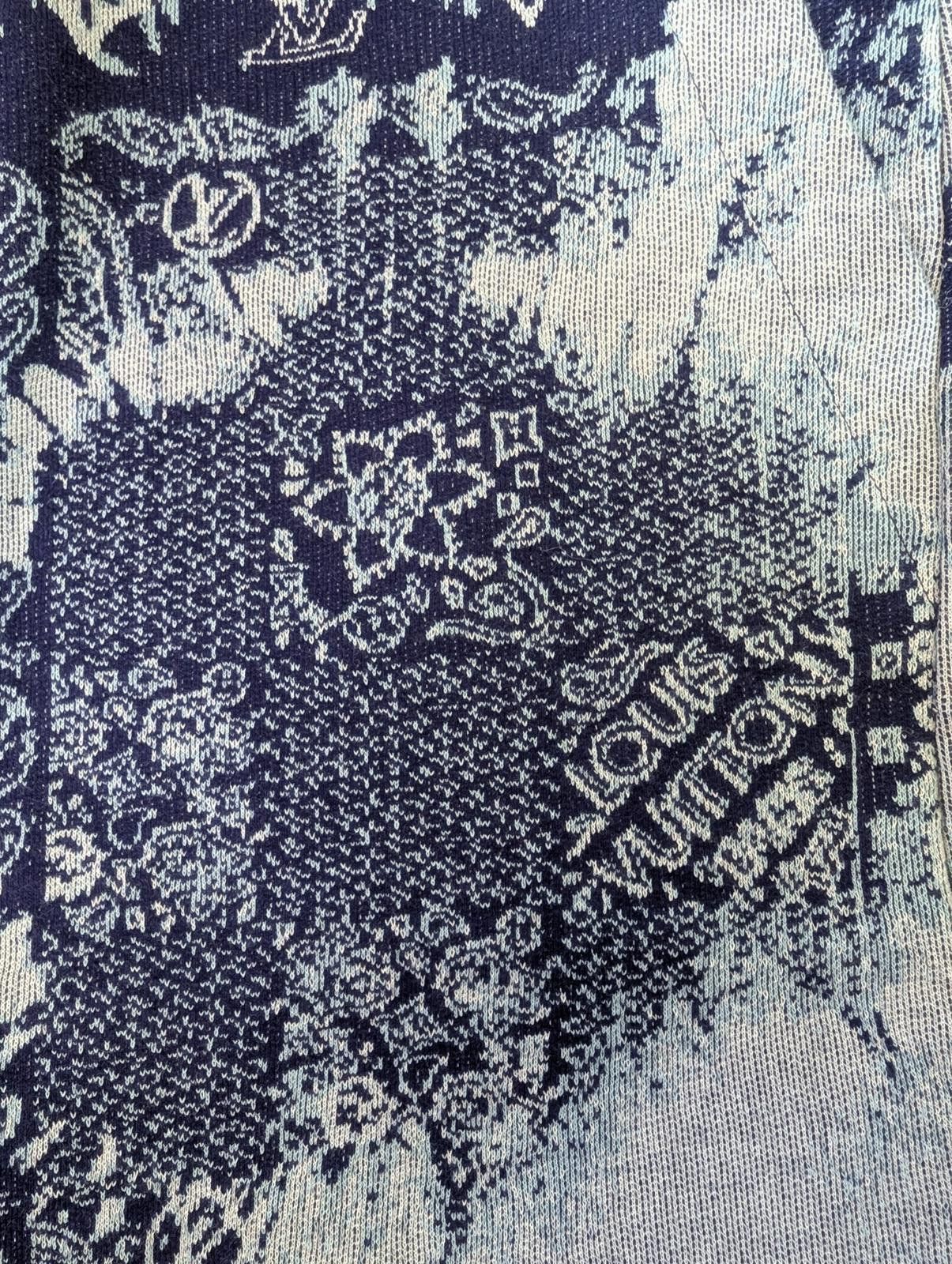Louis Vuitton Louis Vuitton Monogram Bandana Shorts in Blue Size US 34 / EU 50 - 3 Thumbnail