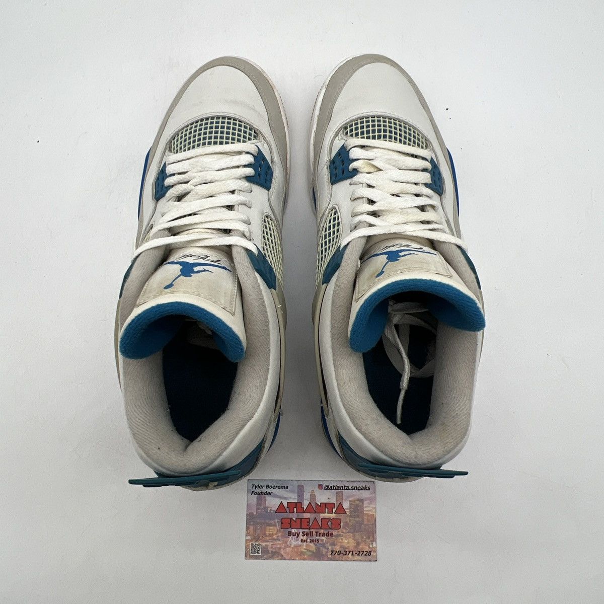 Jordan Brand Air Jordan 4 Military blue Size US 10.5 / EU 43-44 - 6 Thumbnail