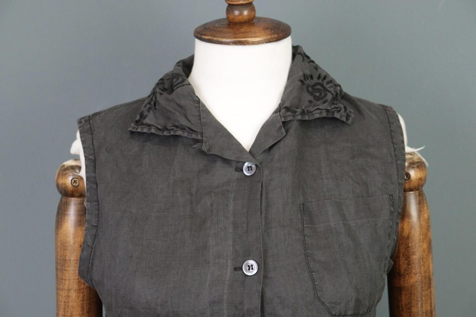 Romeo Gigli Romeo Gigli Milano Brown Button Down Blosue Shirt Size 42 Size M / US 6-8 / IT 42-44 - 3 Thumbnail