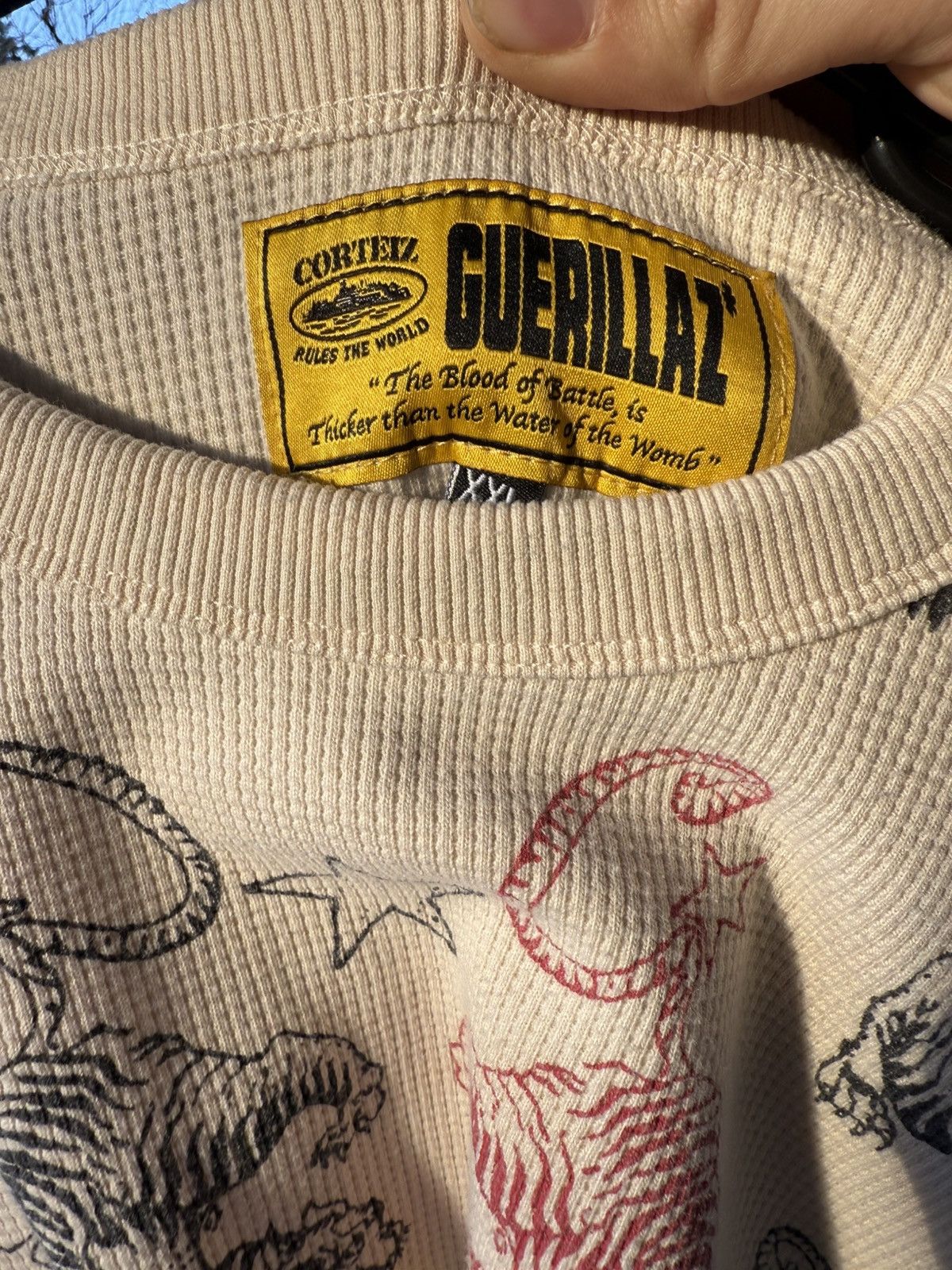 Corteiz long sleeve Tiger Waffle