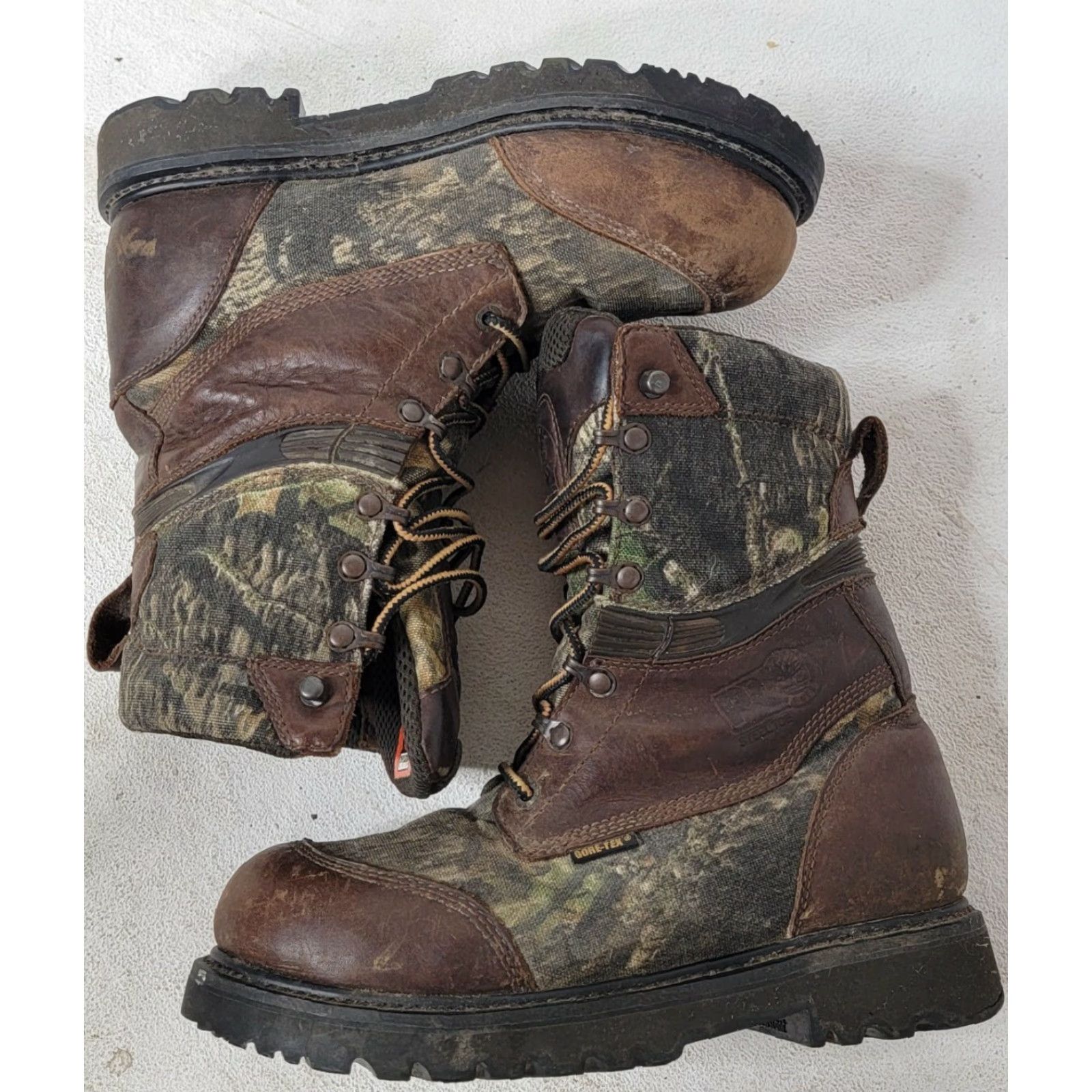 Timberland Timberland Pro Winter Extreme GTX Tall Boot Goretex Waterproof Sz 7 men wmns 9 Brown Boots Mens 7 Winter Waterproof Nylon Leather/Upper? Size US 7 / EU 40 - 2 Thumbnail