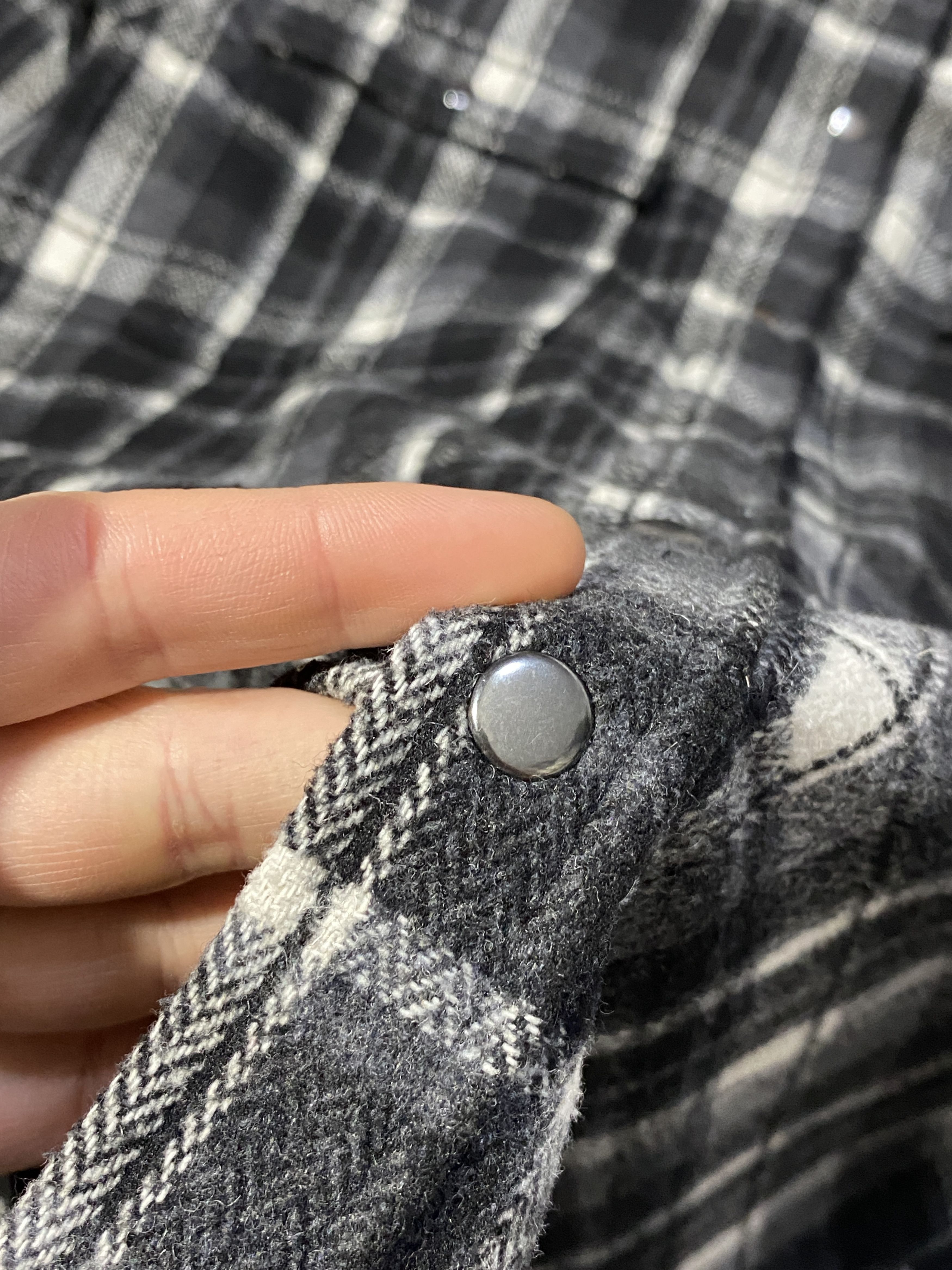 Japanese Brand Vintage Y2K Maison Cinqcent Wool Flannel Shirt Size US S / EU 44-46 / 1 - 6 Thumbnail