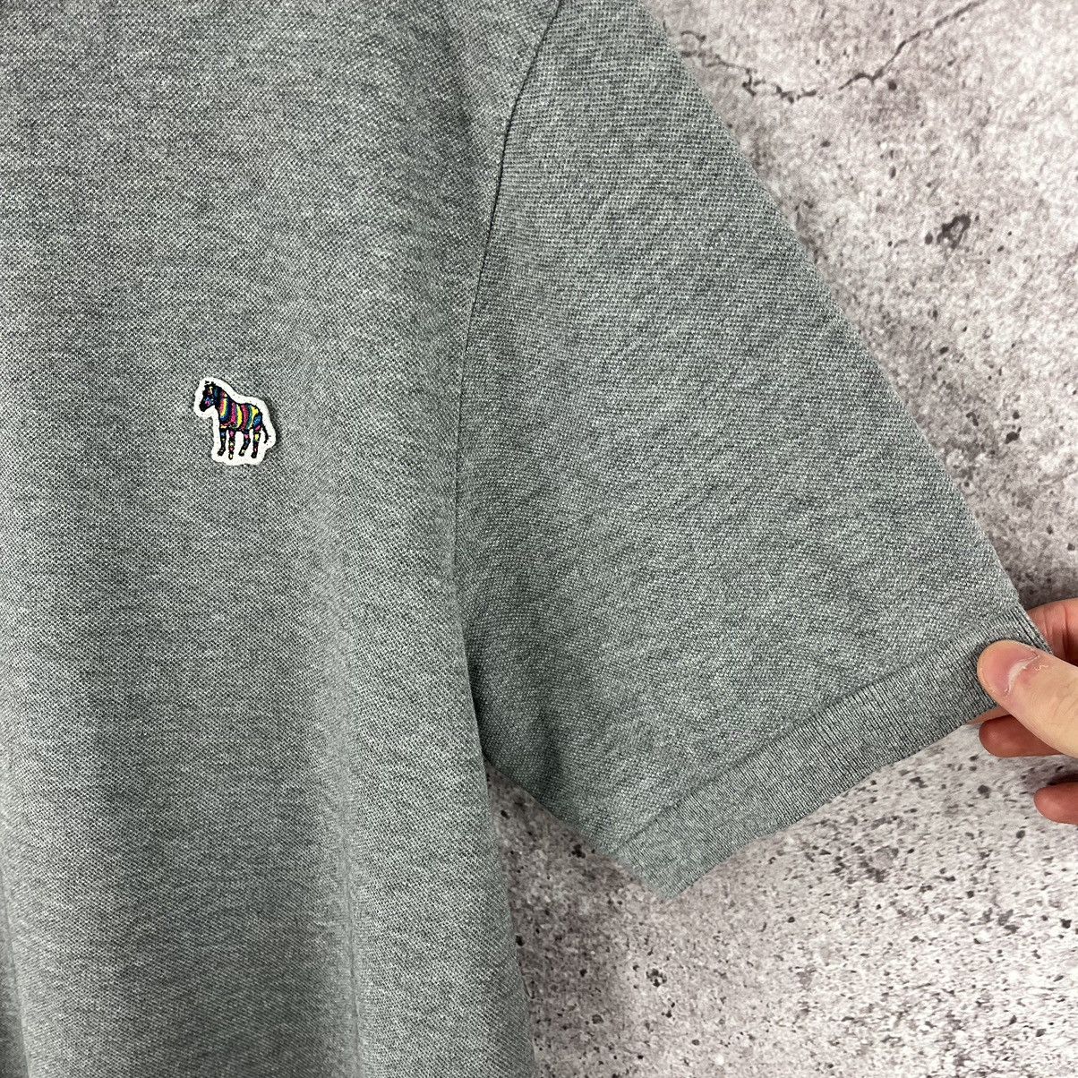 Designer Paul Smith Polo T-Shirt Small Embroidery Logo Grey Size XL Size US XL / EU 56 / 4 - 5 Thumbnail