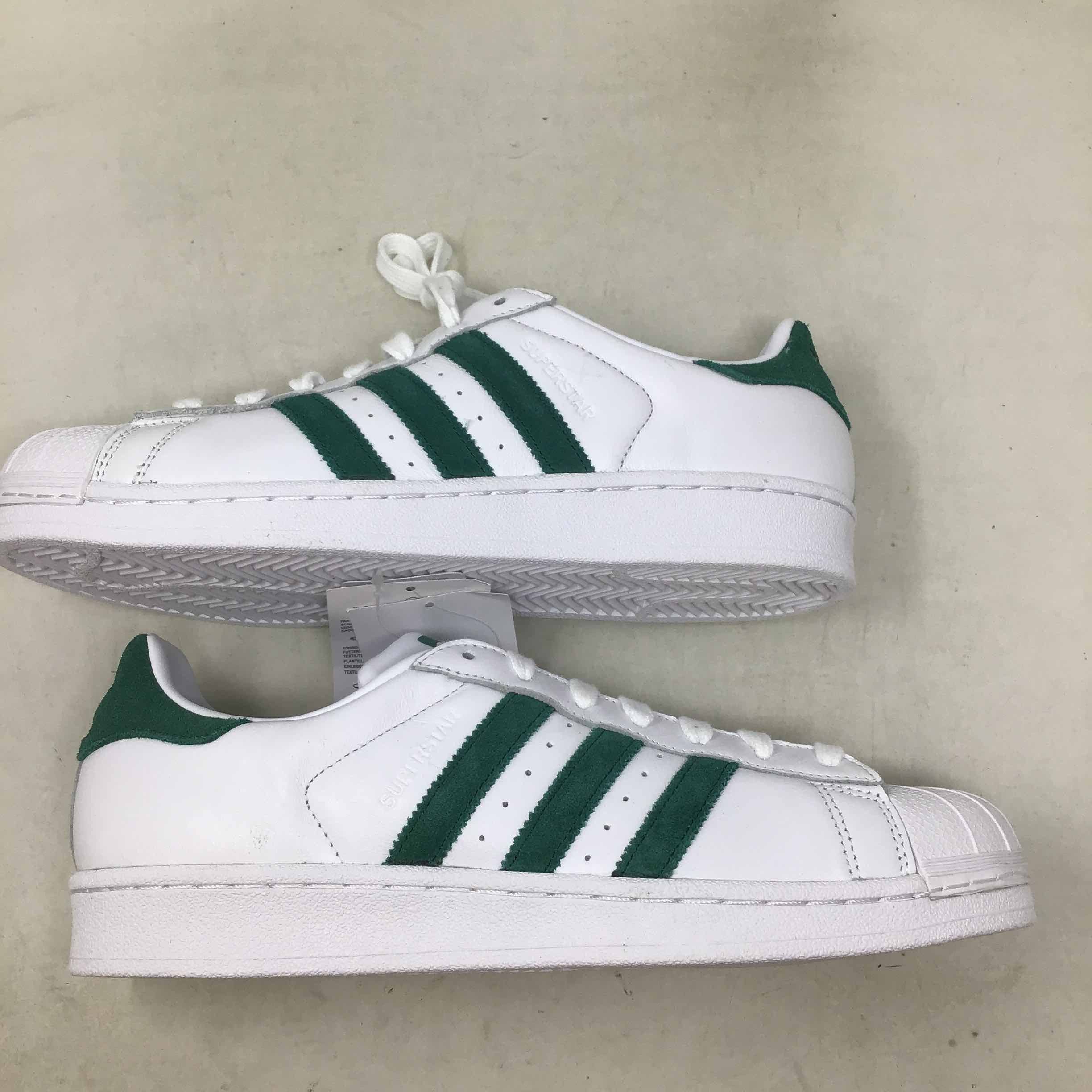 Adidas superstar green suede clearance