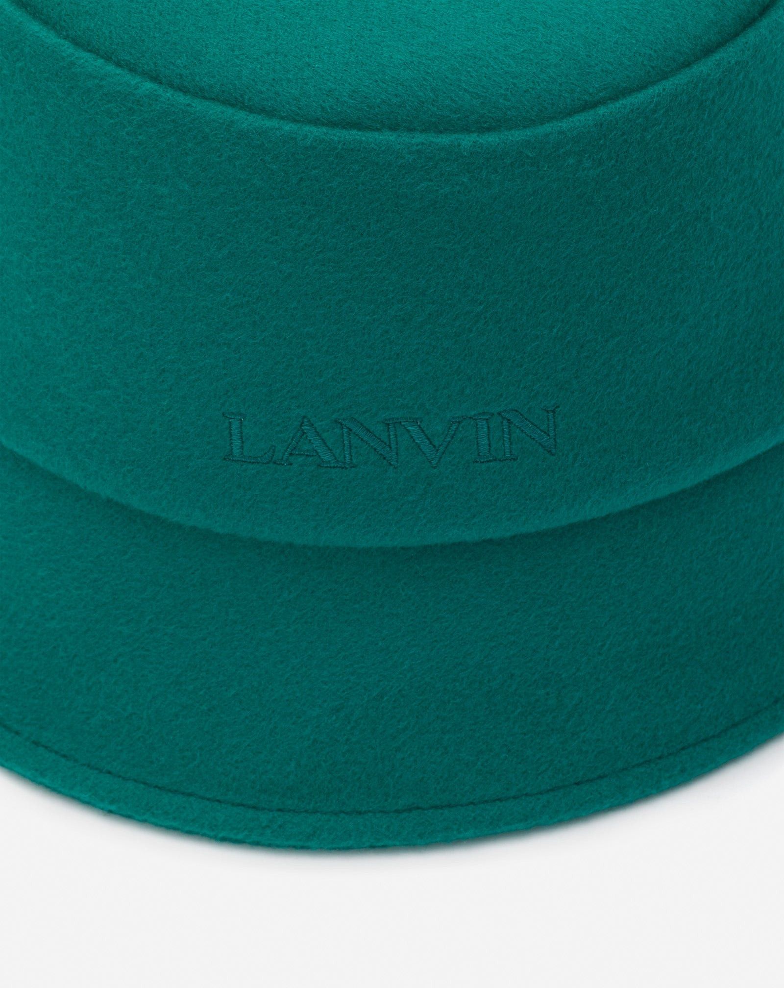 Lanvin o1w1db11124 Size: OS / Wool Bucket Hat in Blue Size ONE SIZE - 3 Thumbnail