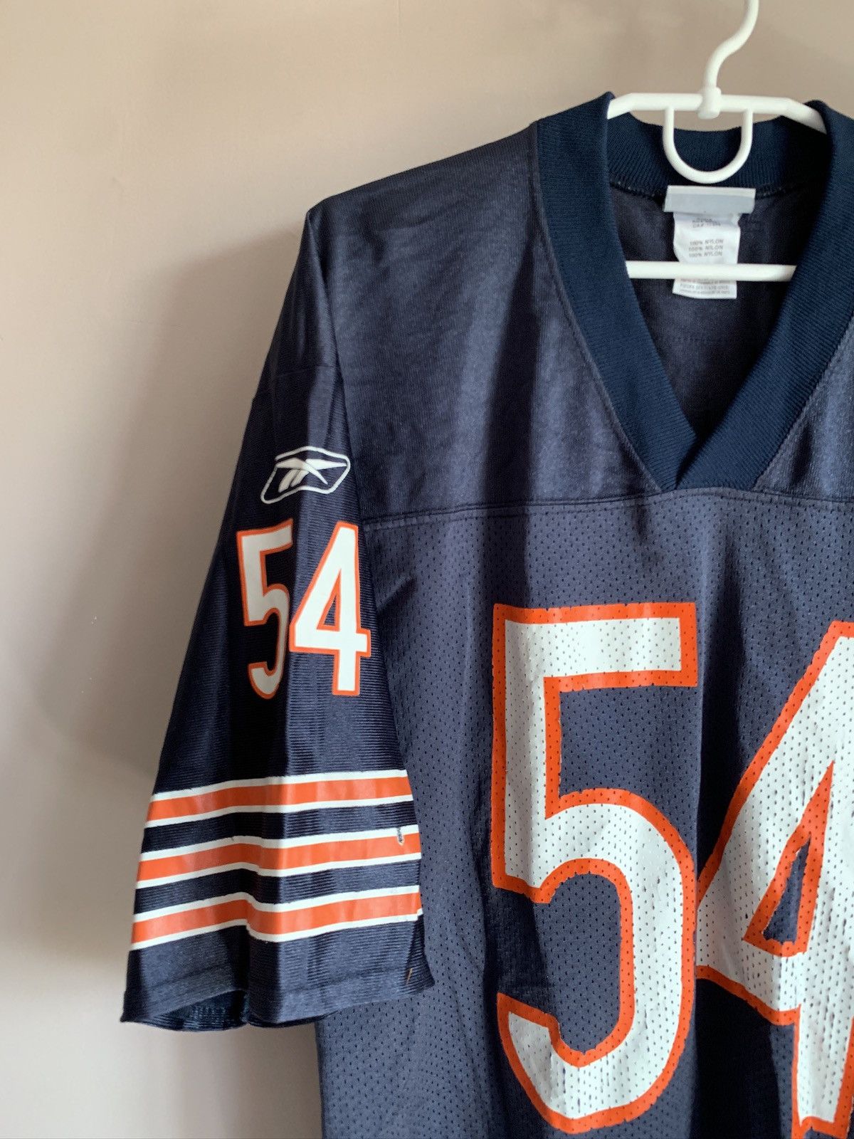 Reebok Chicago Bears NFL Jersey Reebok Vintage Size L URLACHER #54 Size US L / EU 52-54 / 3 - 3 Thumbnail