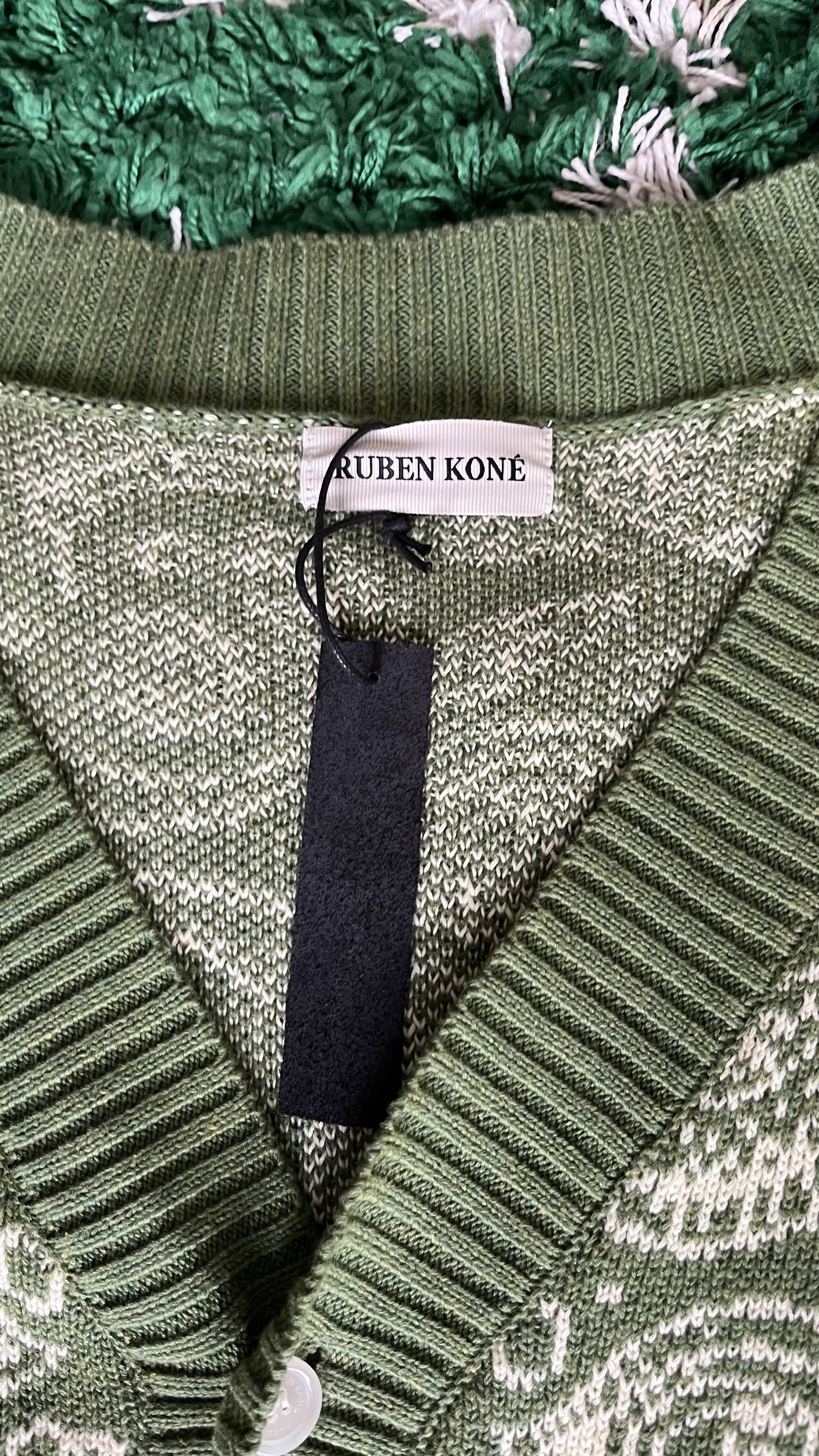 Ruben Kone Ruben kone green cardigan Size US M / EU 48-50 / 2 - 4 Thumbnail
