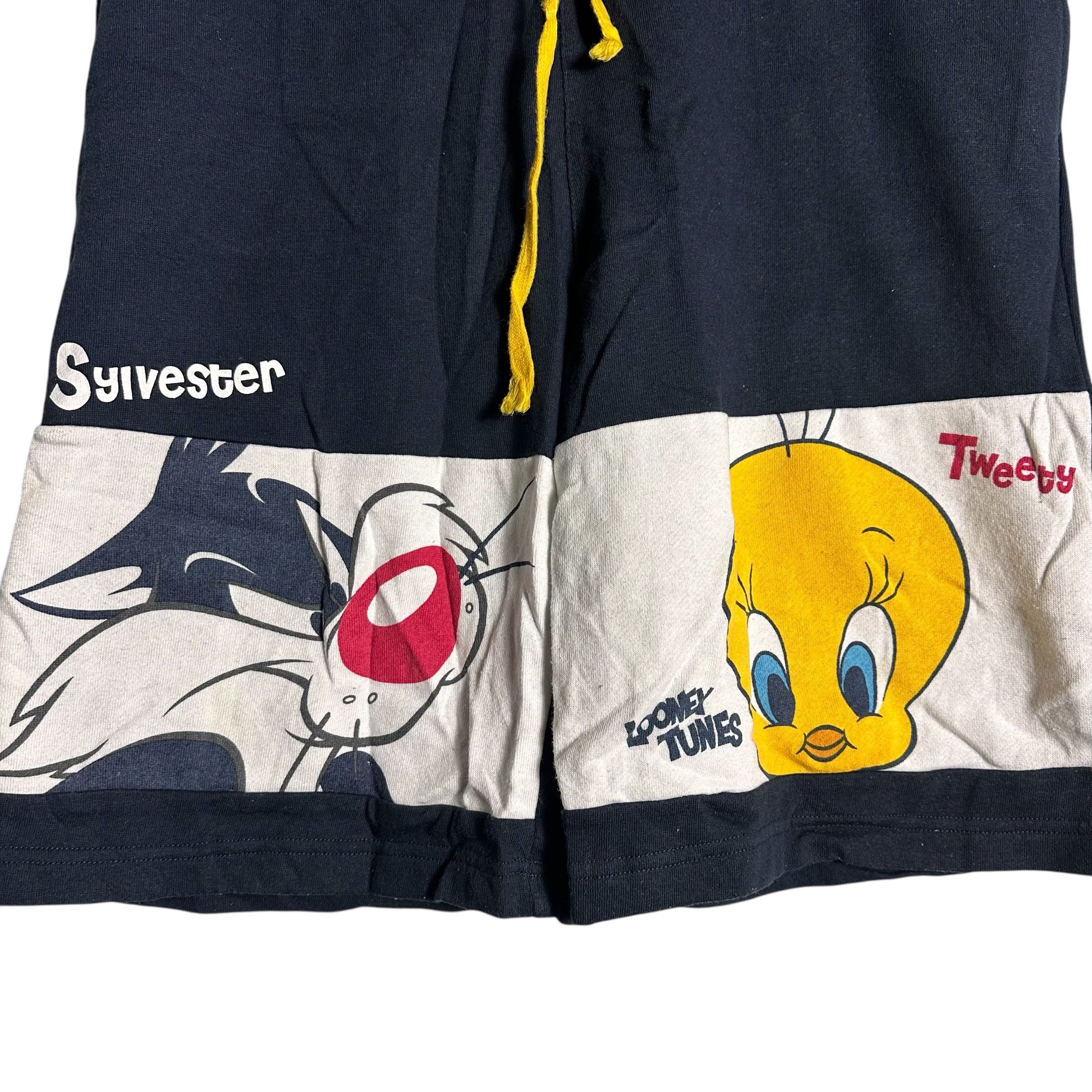 Cartoon Network × Warner Bros 🔥RARE🔥Vintage Looney Tunes Warner Bros OVP Shorts Pants Size US 33 - 2 Thumbnail