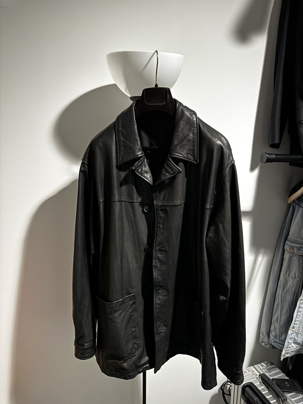 YOKE Goat Leather Jacket (JP 4) Size US L / EU 52-54 / 3 - 2 Thumbnail