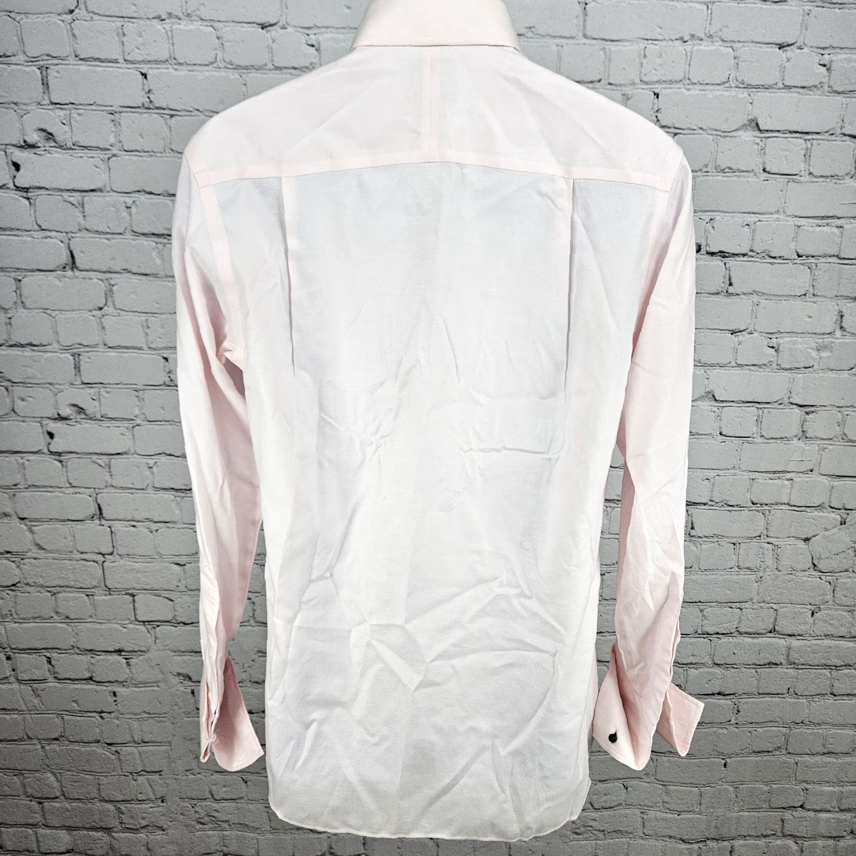 Jos. A. Bank Jos A Bank Pink Egyptian Cotton Slim Signature Dress Shirt 15-34 Long Sleeve Size 40R - 2 Thumbnail