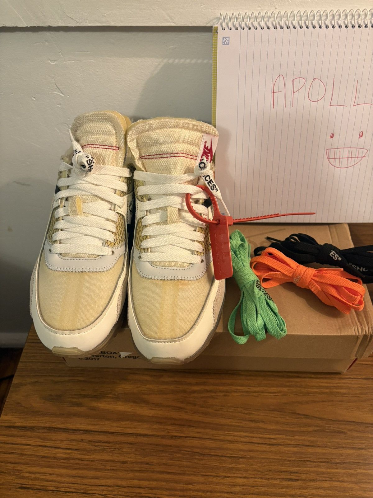 Nike × Off-White Off-White x Nike Air Max 90 “The Ten” US7 Size US 7 / EU 40 - 2 Thumbnail