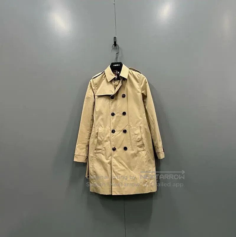 Burberry Burberry Khaki Cotton Mid-Length Women's Coat. Size XXS / US 00 / IT 34 - 1 Thumbnail