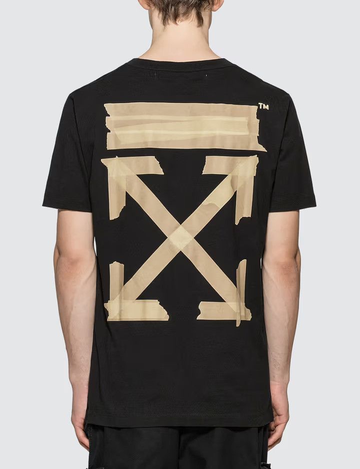 Off-White Black Tape Arrows Logo T-Shirt Size S / US 4 / IT 40 - 3 Thumbnail