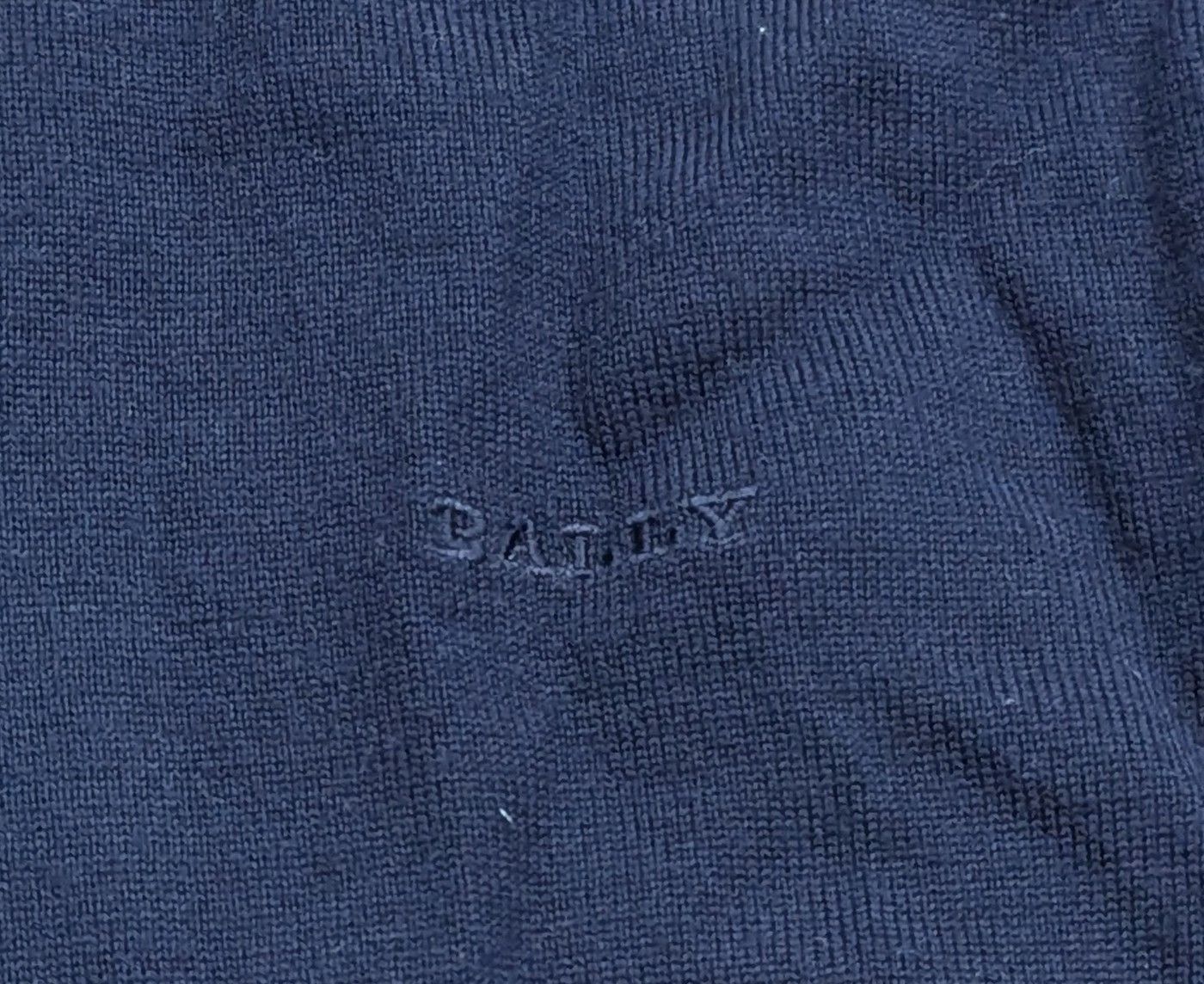 Bally Bally Logo Merino Wool Polo Sweater Navy 46 US 36 Size US S / EU 44-46 / 1 - 3 Thumbnail