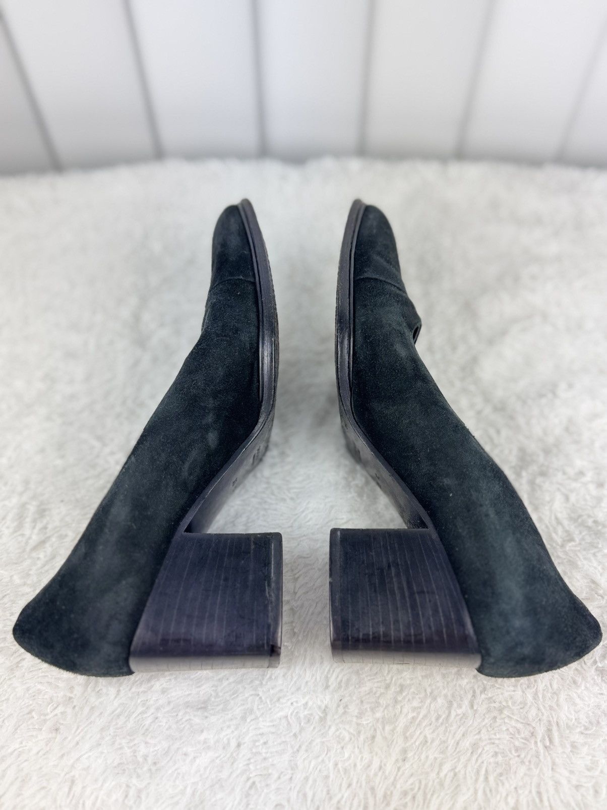 Gucci Gucci black suede block-heel pumps Size US 5 / IT 35 - 4 Thumbnail