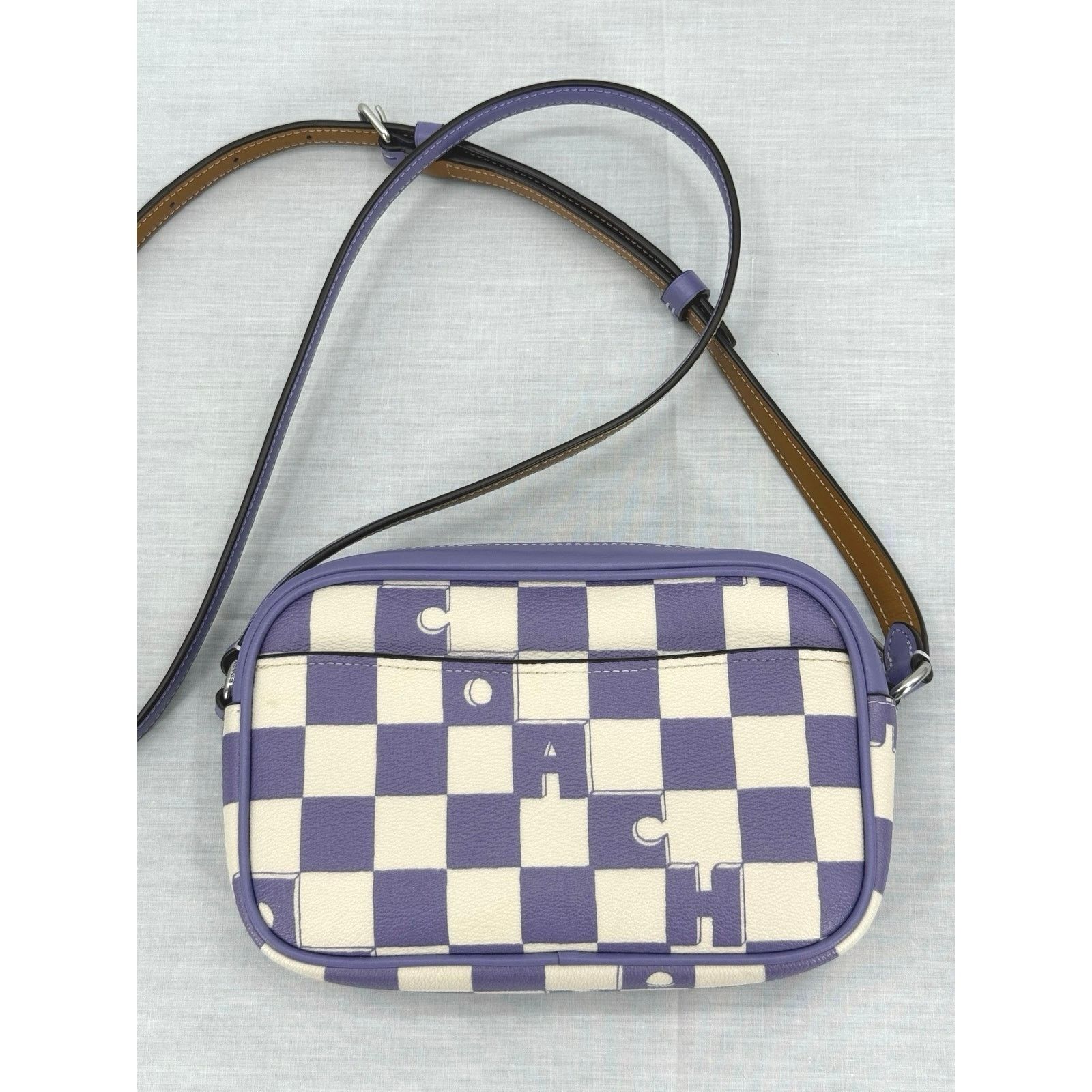 Coach Coach Outlet Mini Jamie Camera Bag Checkerboard Print Size ONE SIZE - 15 Thumbnail