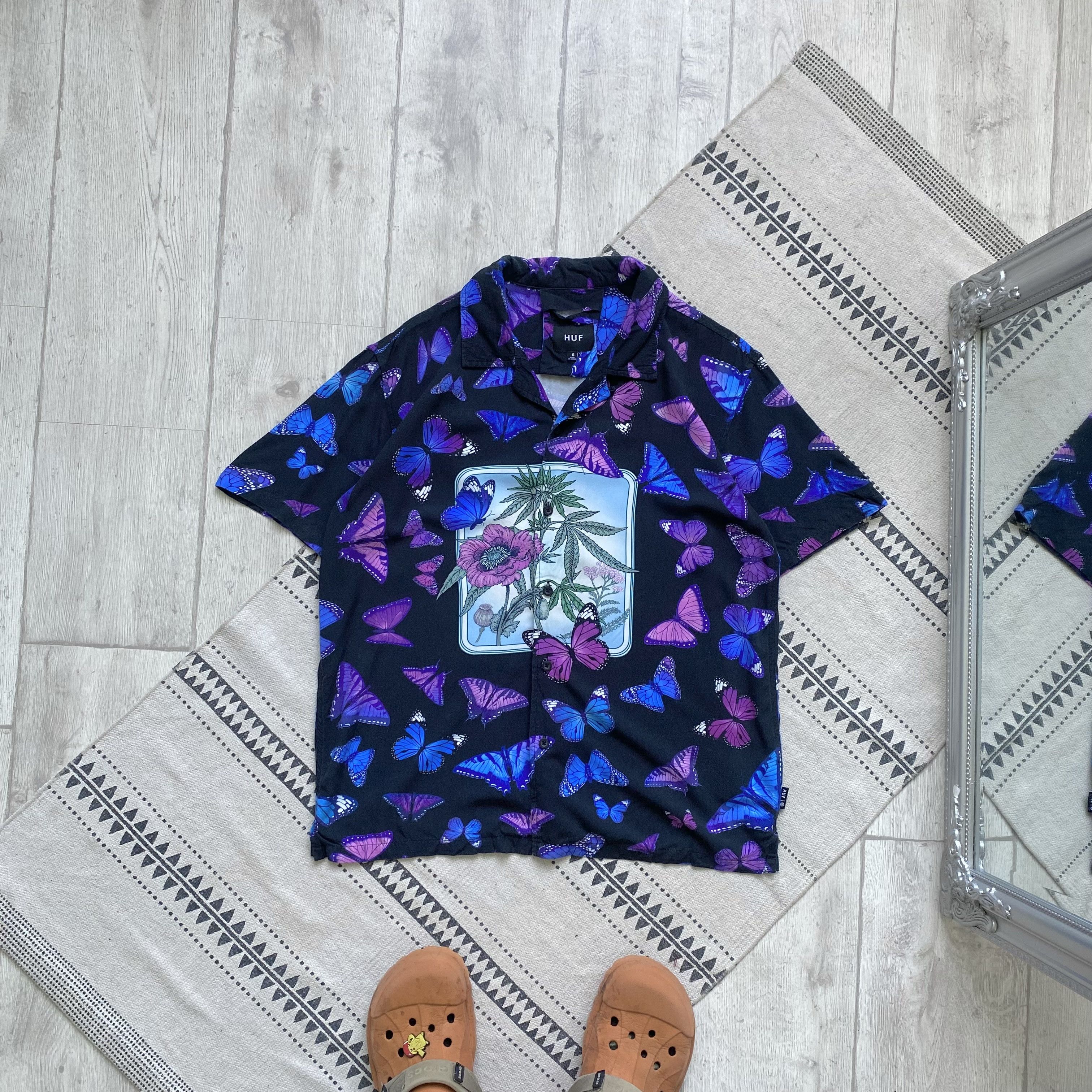 Huf HUF x STREET FIGHTER CHUN-LI Button up Shirt in size M/S | Grailed