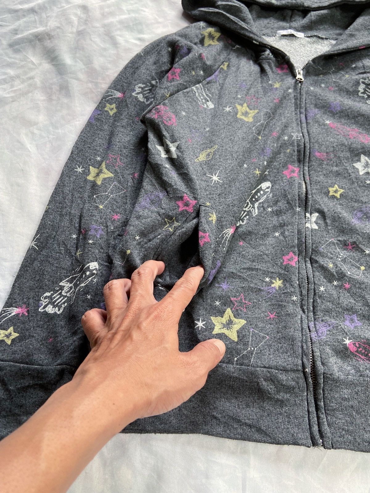 PPFM C.O.L.Z.A OUTER SPACE ZIP HOODIE Size US M / EU 48-50 / 2 - 6 Thumbnail