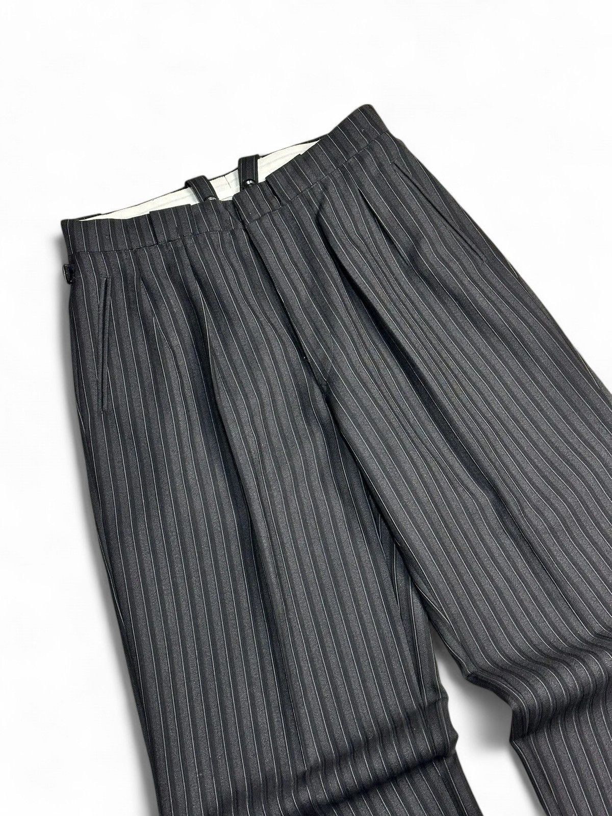 Junya Watanabe Minimalist Black Pleated Wide Pants 34 Avantgarde Size US 34 / EU 50 - 4 Thumbnail