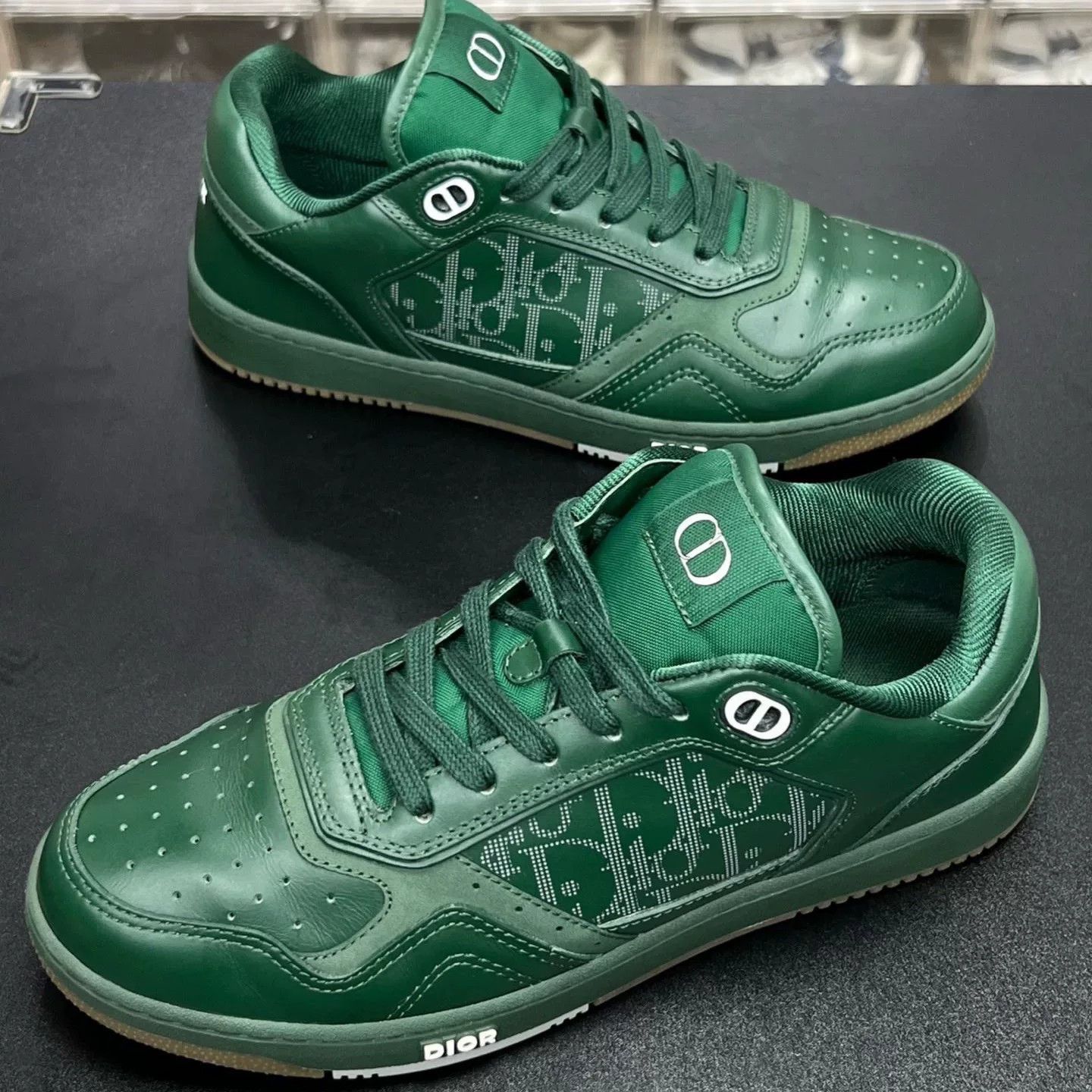 Dior Dior Green Shoes Low Top High Top Size US 7 / EU 40 - 1 Thumbnail