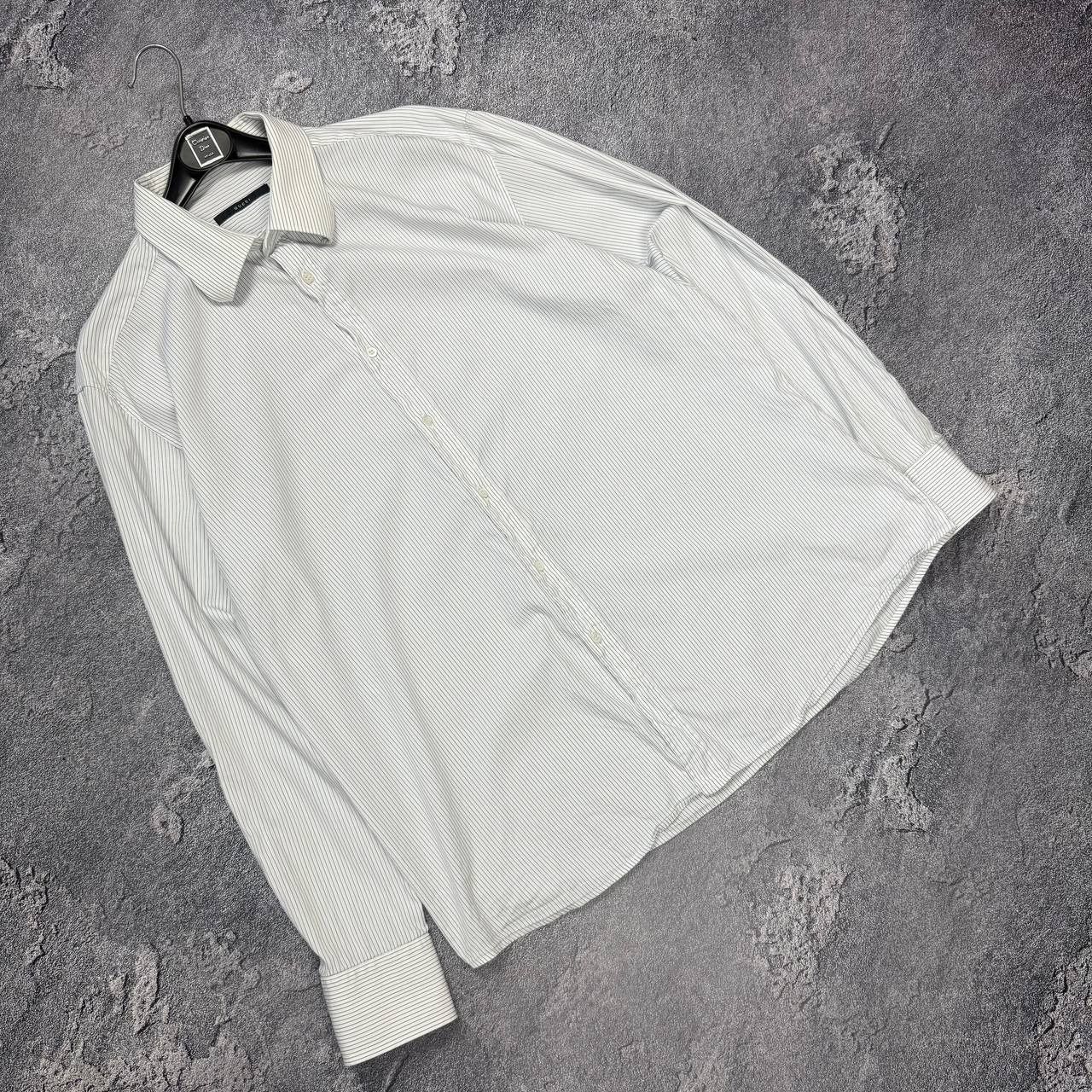 GUCCI Shirt Button Up Long Sleeve Striped Tom Ford Era