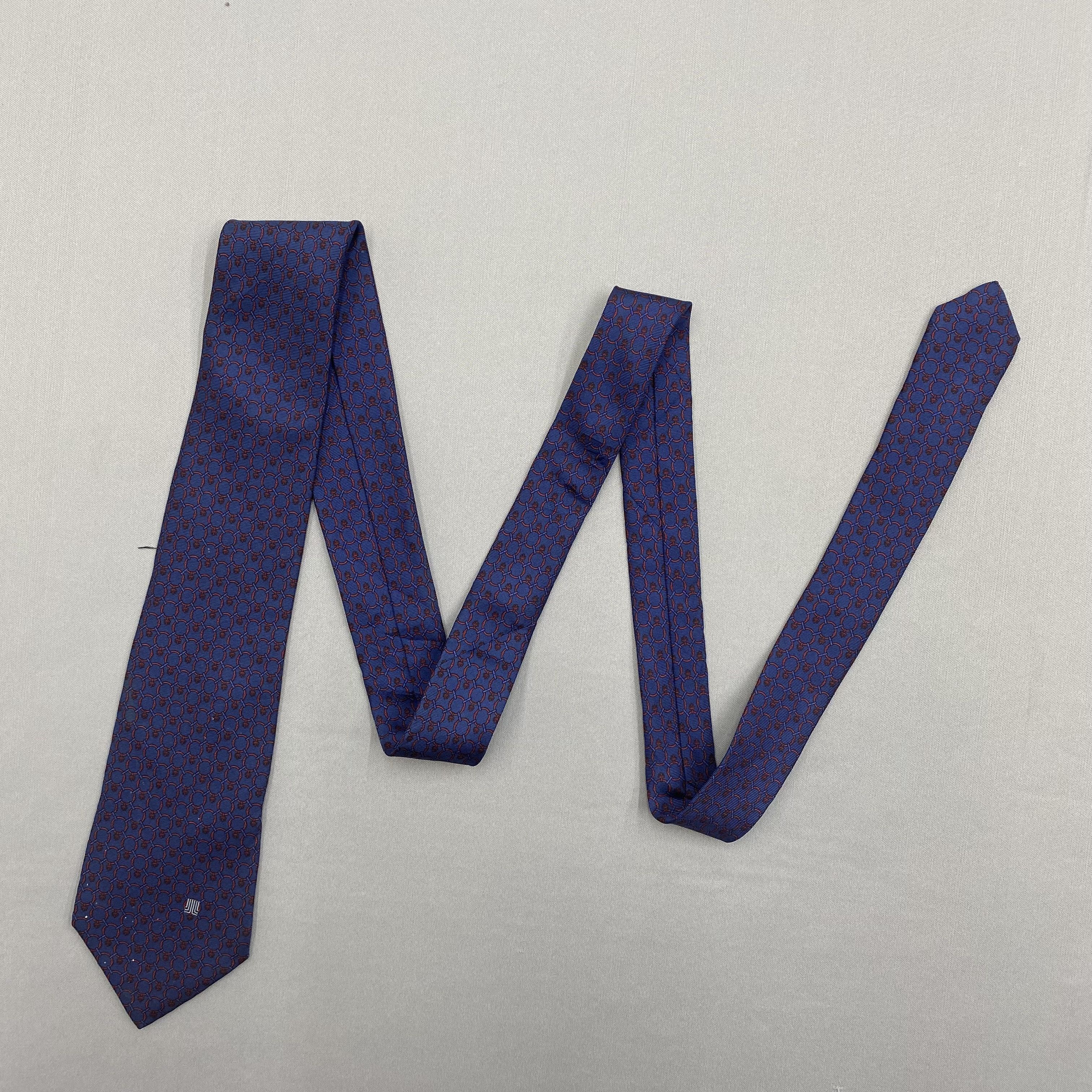 Lanvin Vintage Lanvin SILK Necktie Cravate Pure Silk Neck Tie Size ONE SIZE - 5 Thumbnail
