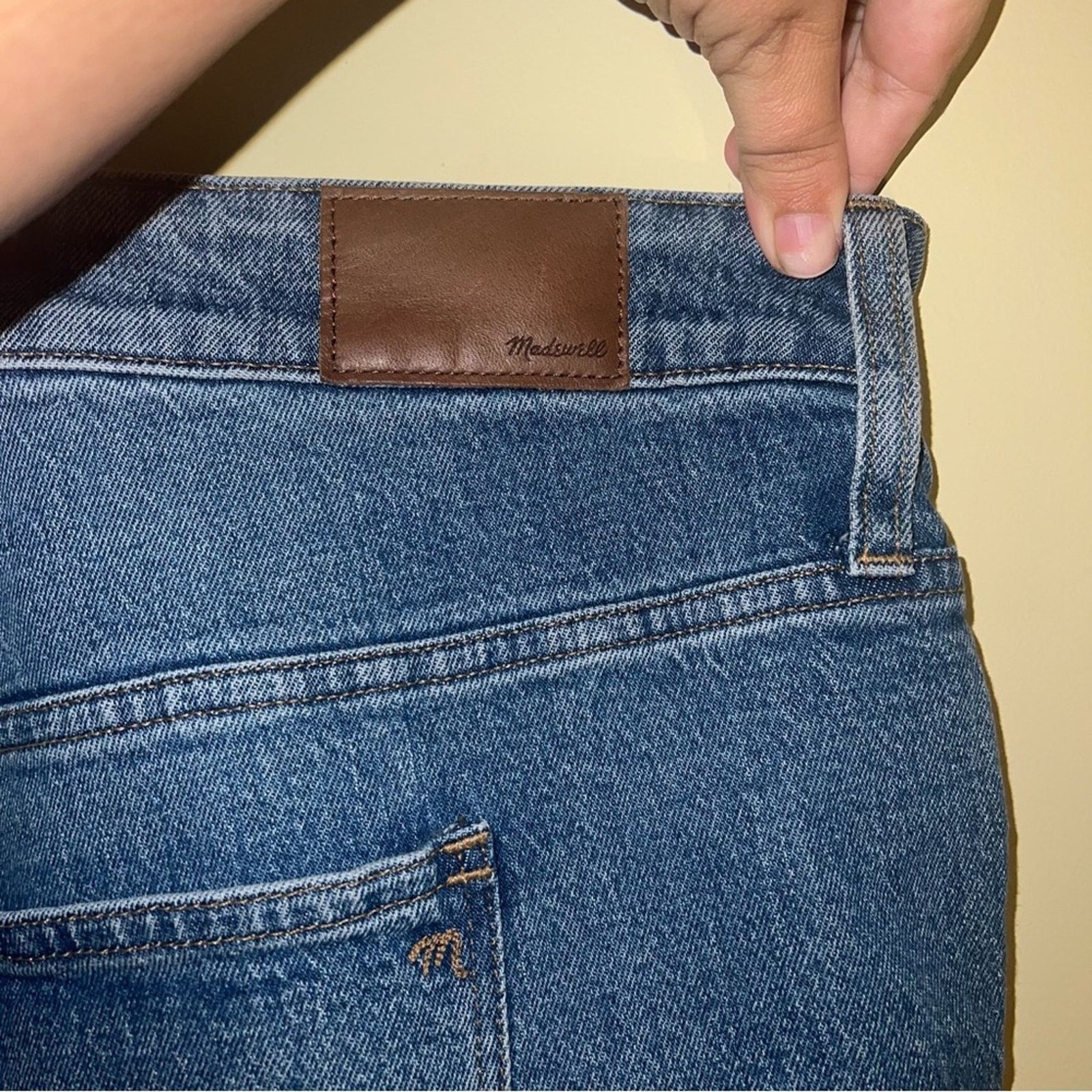 Madewell NWT MADEWELL high rise slim boy jeans 28 Size 42" / US 20 - 5 Thumbnail