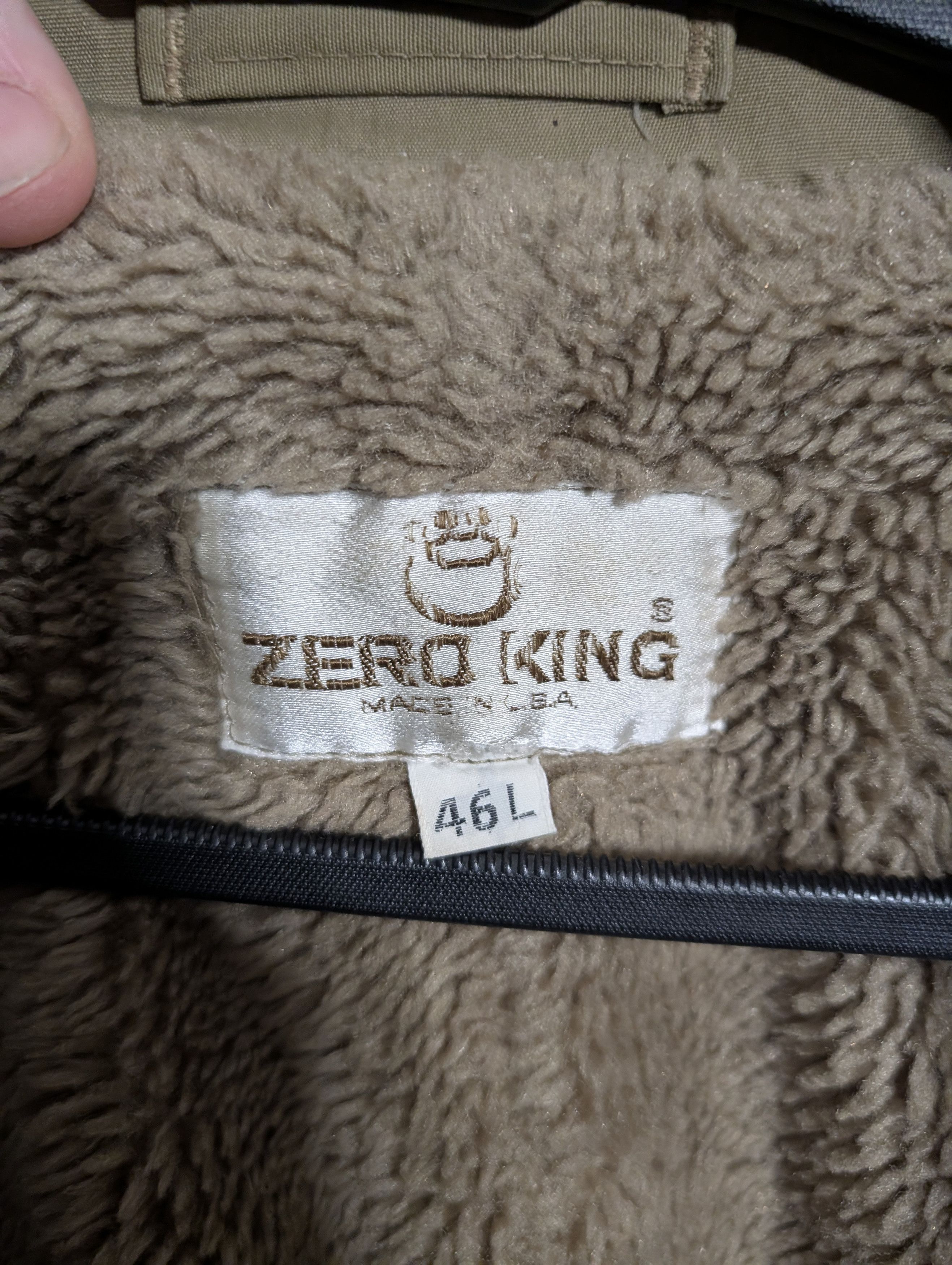 Vintage ZERO KING Shearling Fur Lined VTG MiUSA trench coat Size US XL / EU 56 / 4 - 11 Thumbnail