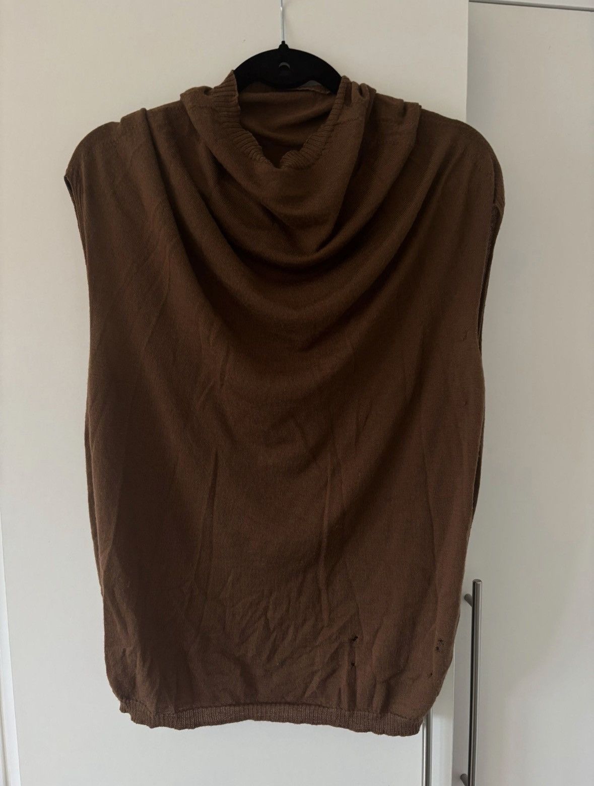 Rick Owens Rick Owens SS16 ‘Cyclops’ Virgin Wool Vest Size US S / EU 44-46 / 1 - 1 Thumbnail