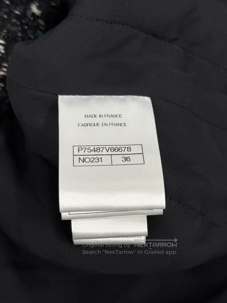 Chanel Chanel Black mixed-colour twill soft tweed short coat Size XS / US 0-2 / IT 36-38 - 5 Thumbnail