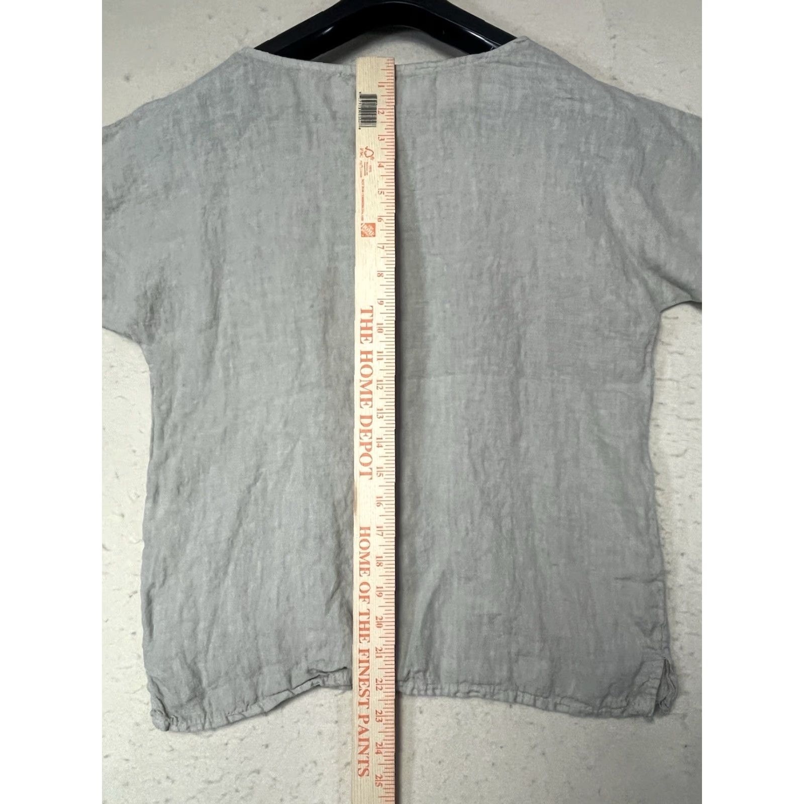 Vintage Francesca Bettini Blouse Women’s Medium White Linen Short Sleeve Made in Italy Size M / US 6-8 / IT 42-44 - 4 Thumbnail