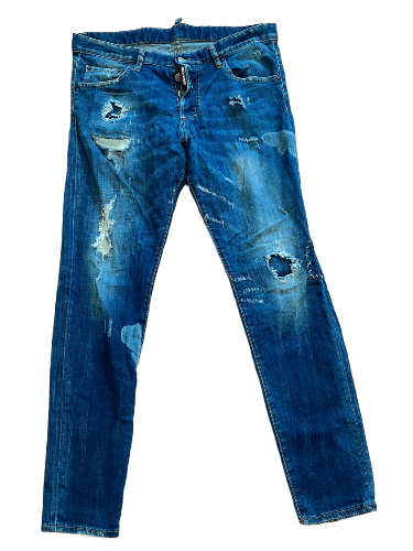 Dsquared2 Vintage Dsquared2 Skinny Distressed Denim Jeans Size US 36 / EU 52 - 1 Thumbnail