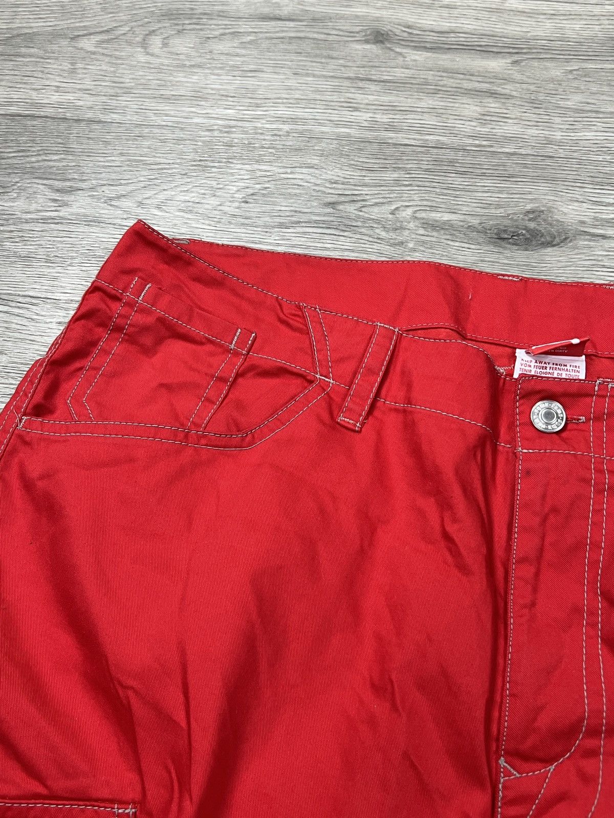 Puma Puma x Ducati Corse MotoGP Team Issue Cargo Pants Red Sz 36 Size US 36 / EU 52 - 6 Thumbnail