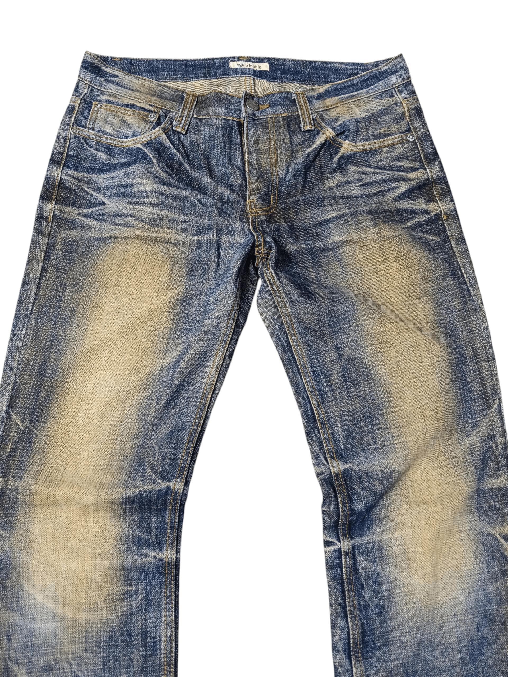 Ego Tripping Low Rise Straight Denim Vintage Look Size US 32 / EU 48 - 3 Thumbnail