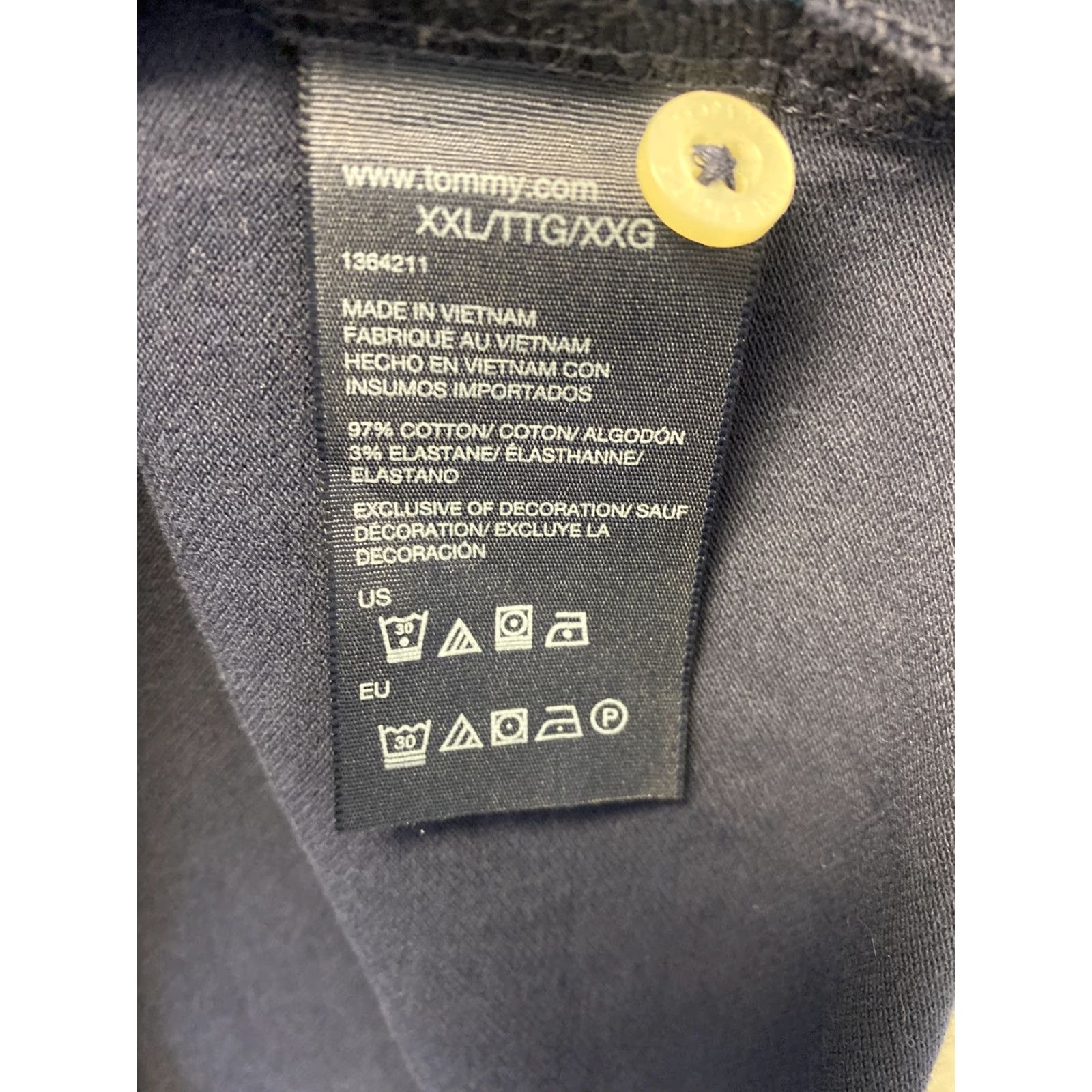 Tommy Hilfiger Tommy Hilfiger Polo Shirt Men's 2XL Short Sleeve Logo Navy Blue Casual Activewear Size US XXL / EU 58 / 5 - 7 Thumbnail