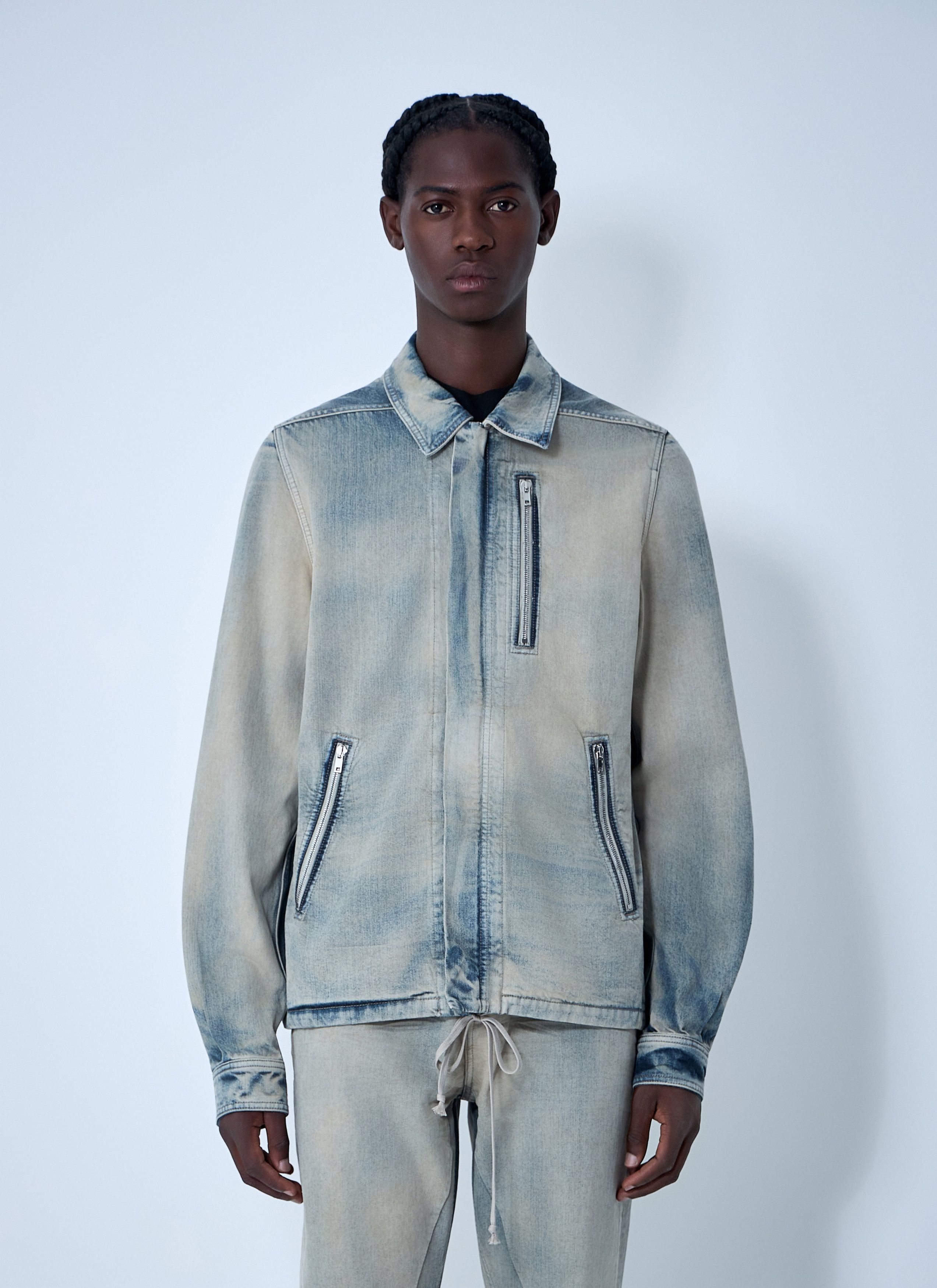 Rick Owens Drkshdw Denim Jacket Size US S / EU 44-46 / 1 - 1 Thumbnail