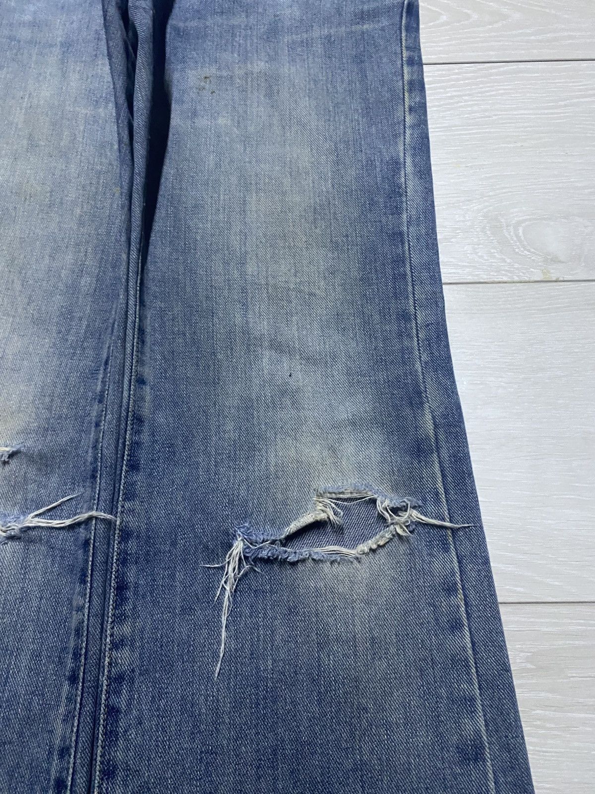 Japanese Brand Vintage Japanese Bobson Ladys Grunge Distressed Flare Jeans Size US 28 / EU 44 - 8 Thumbnail