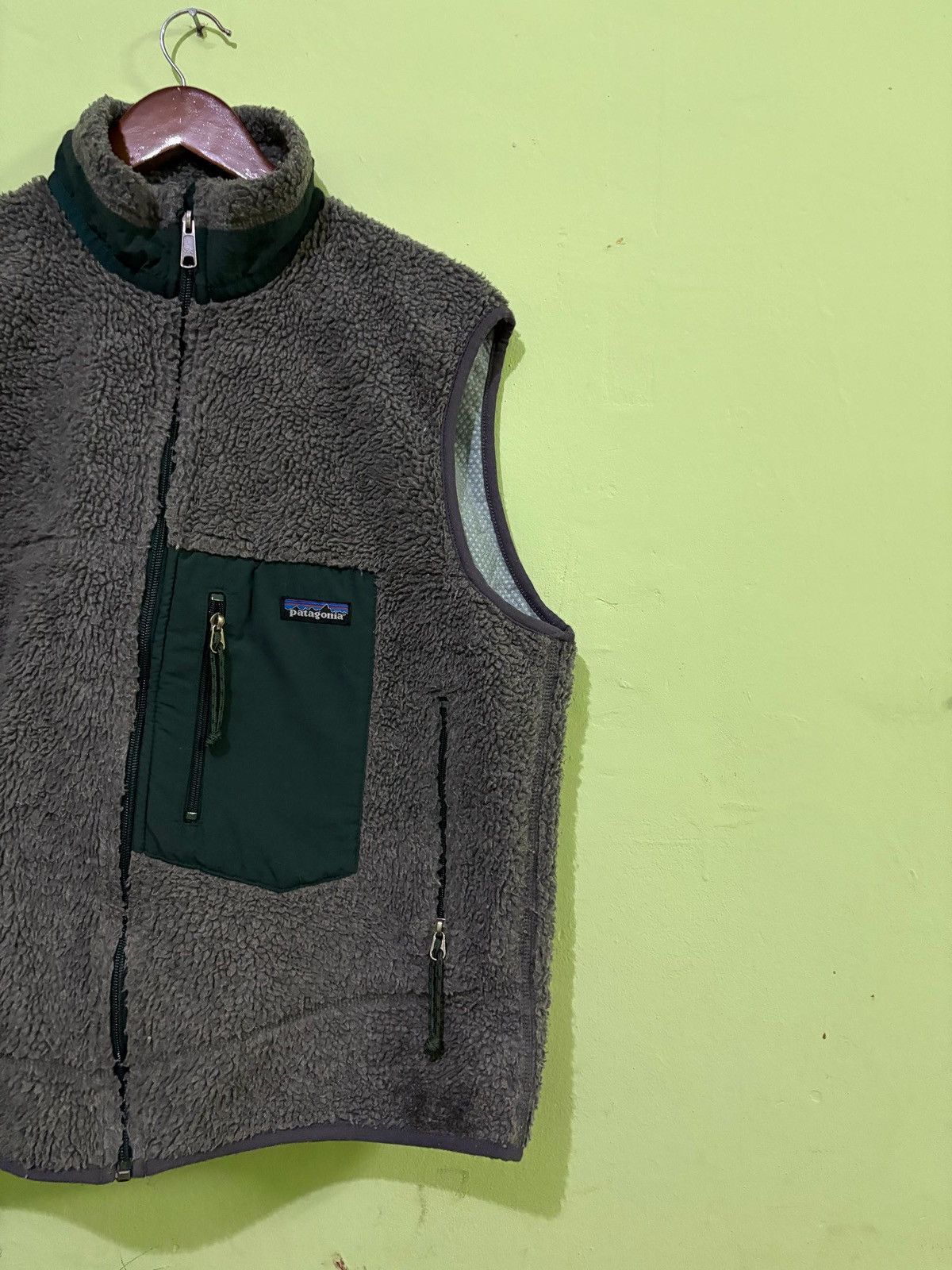 Patagonia Vintage Patagonia Vest Sherpa Fleece Design Size US L / EU 52-54 / 3 - 3 Thumbnail