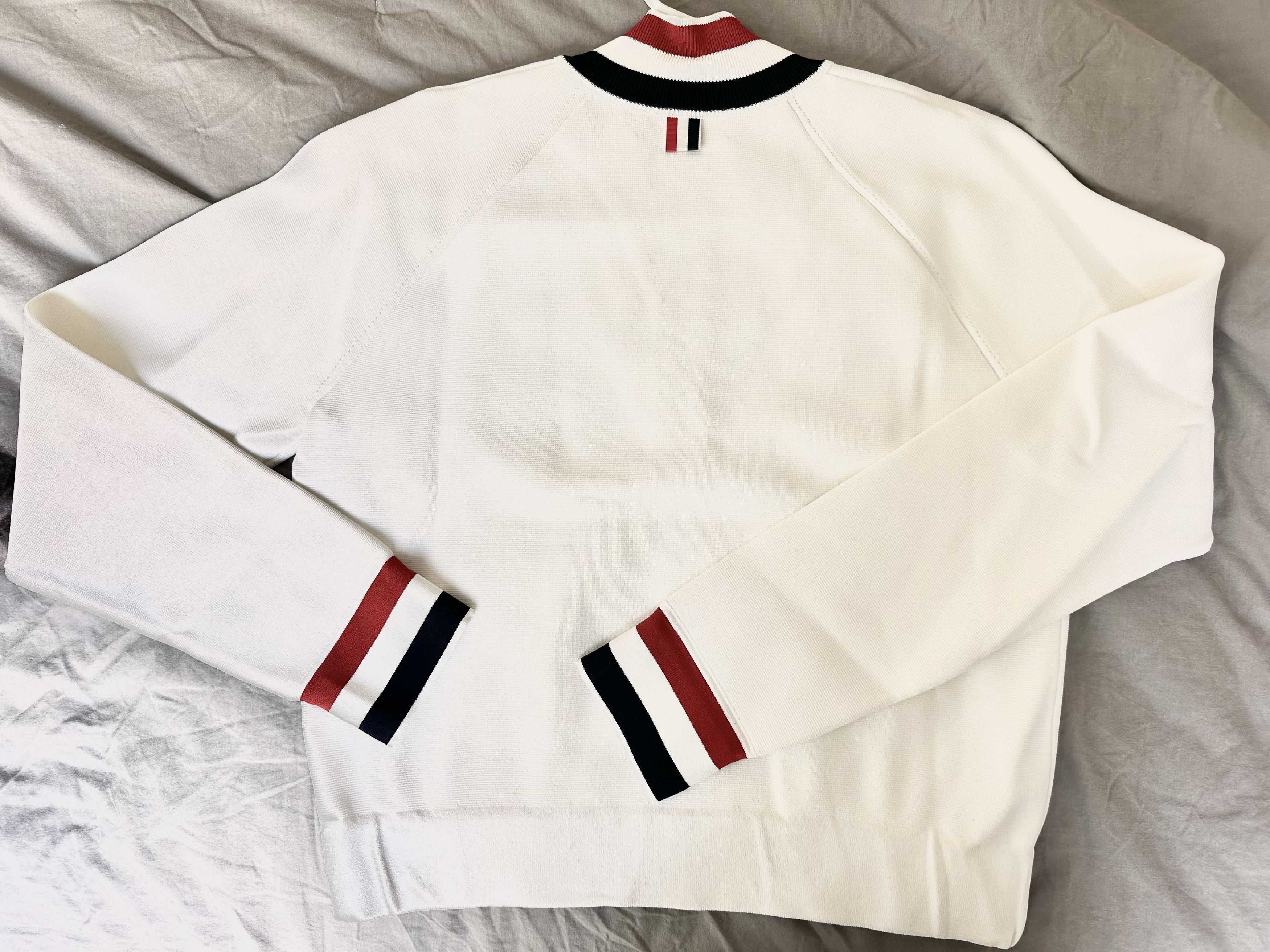 Thom Browne Thom Browne RWB Stripe Bomber Jacket Size S / US 4 / IT 40 - 2 Thumbnail