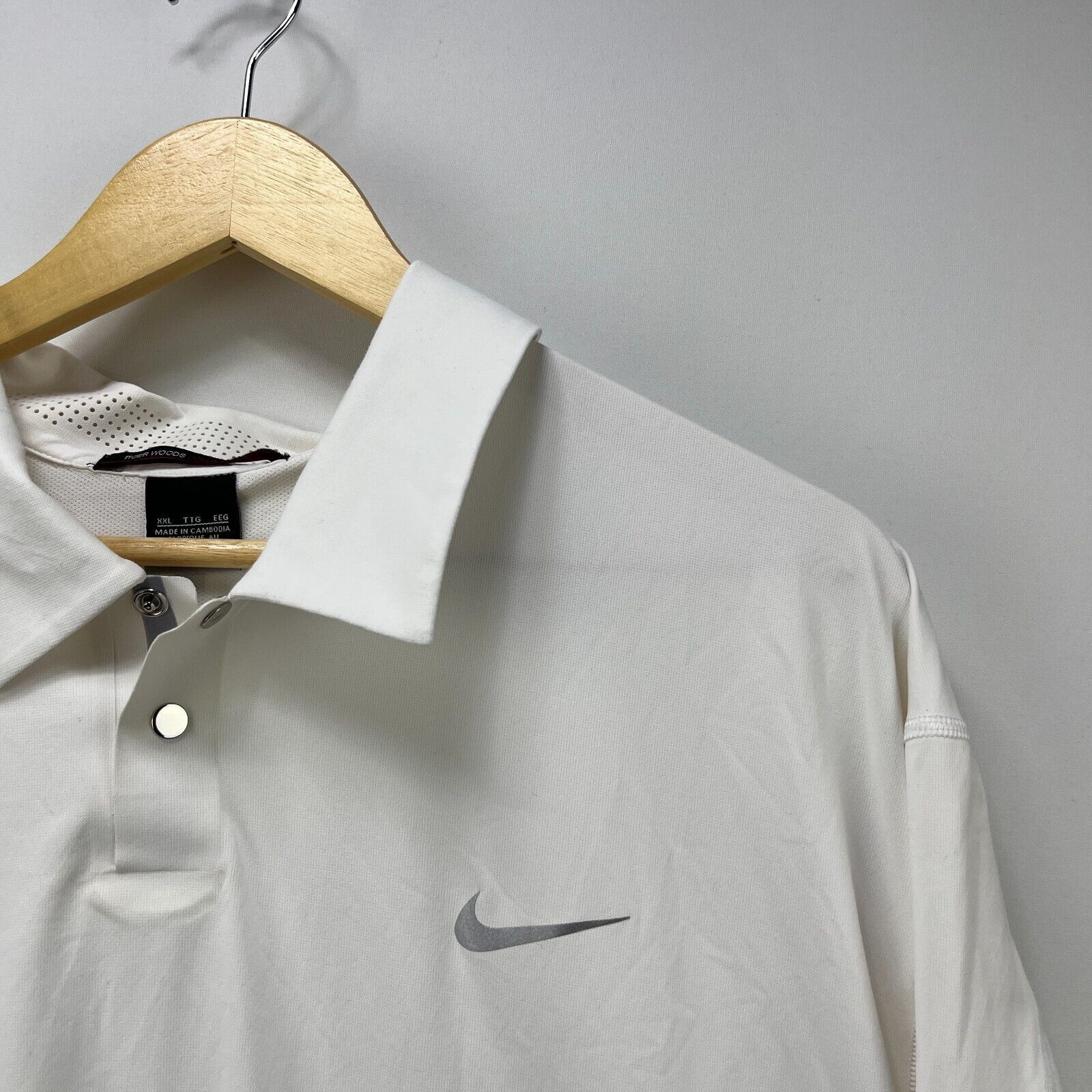 Nike × Vintage Vintage Y2K Nike Tiger Woods Dri-Fit Golf Shirt Polo 2XL Size US XXL / EU 58 / 5 - 3 Thumbnail