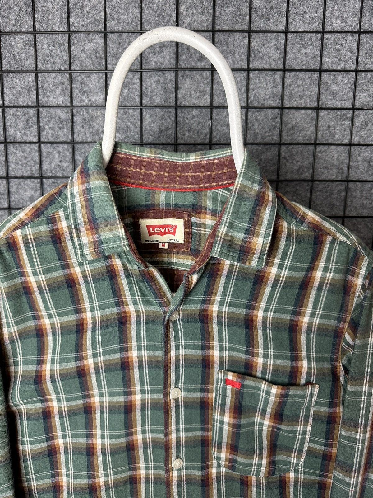 Levi's × Vintage Levi’s Streetwear Plaid Long Sleeve Shirt Size M Size US M / EU 48-50 / 2 - 2 Thumbnail