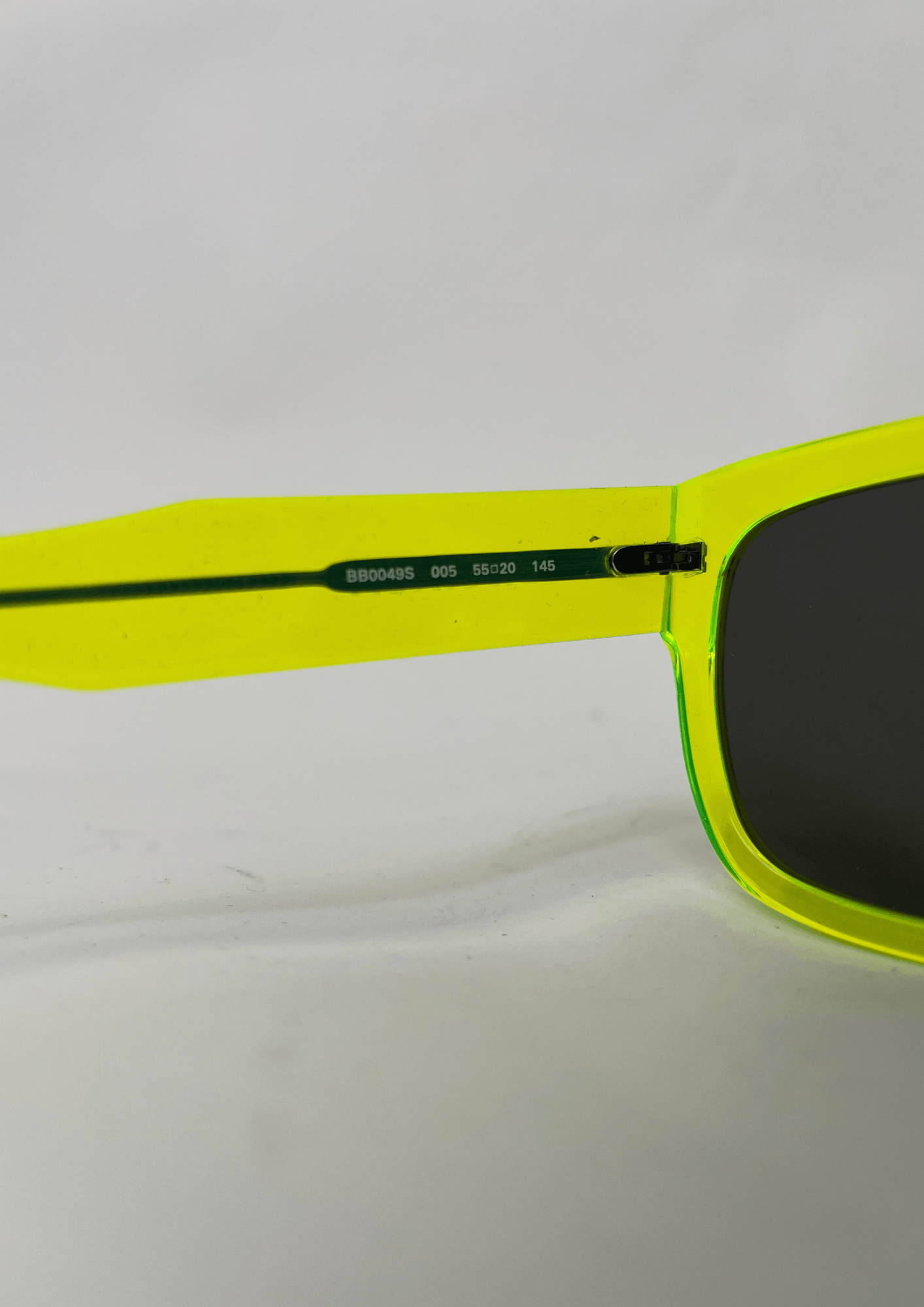 Balenciaga Neon Green Rectangle Sunnies Size ONE SIZE - 8 Thumbnail